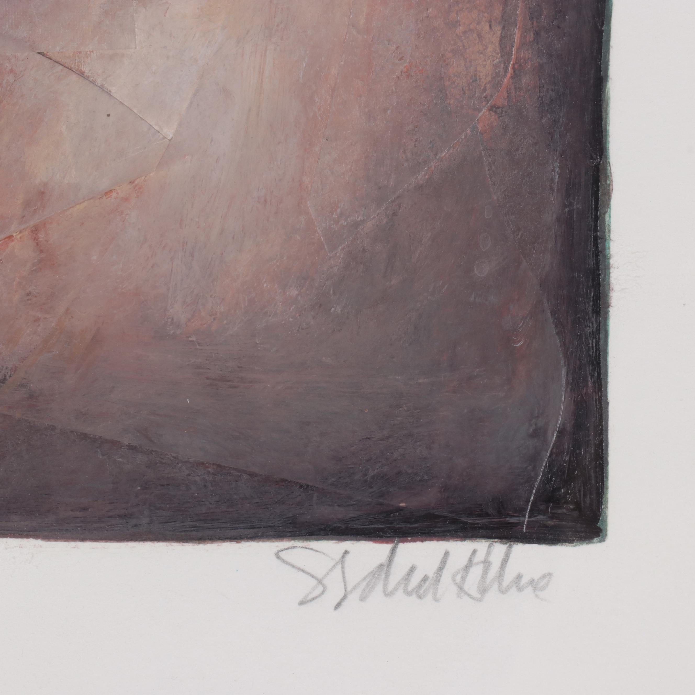 Abstract Monotype, Late 20th Century