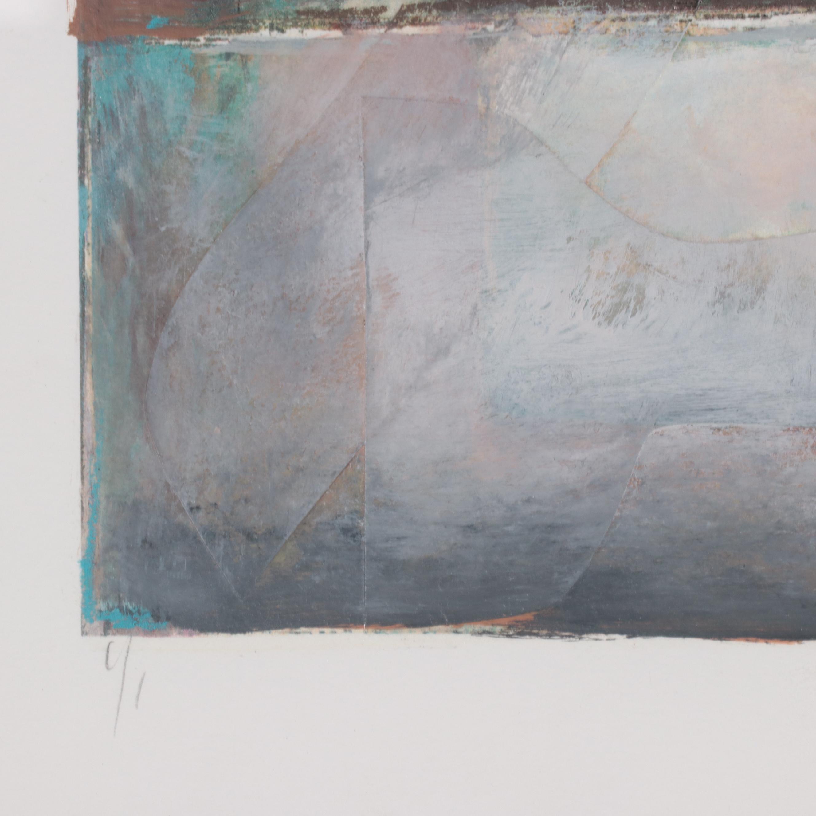 Abstract Monotype, Late 20th Century