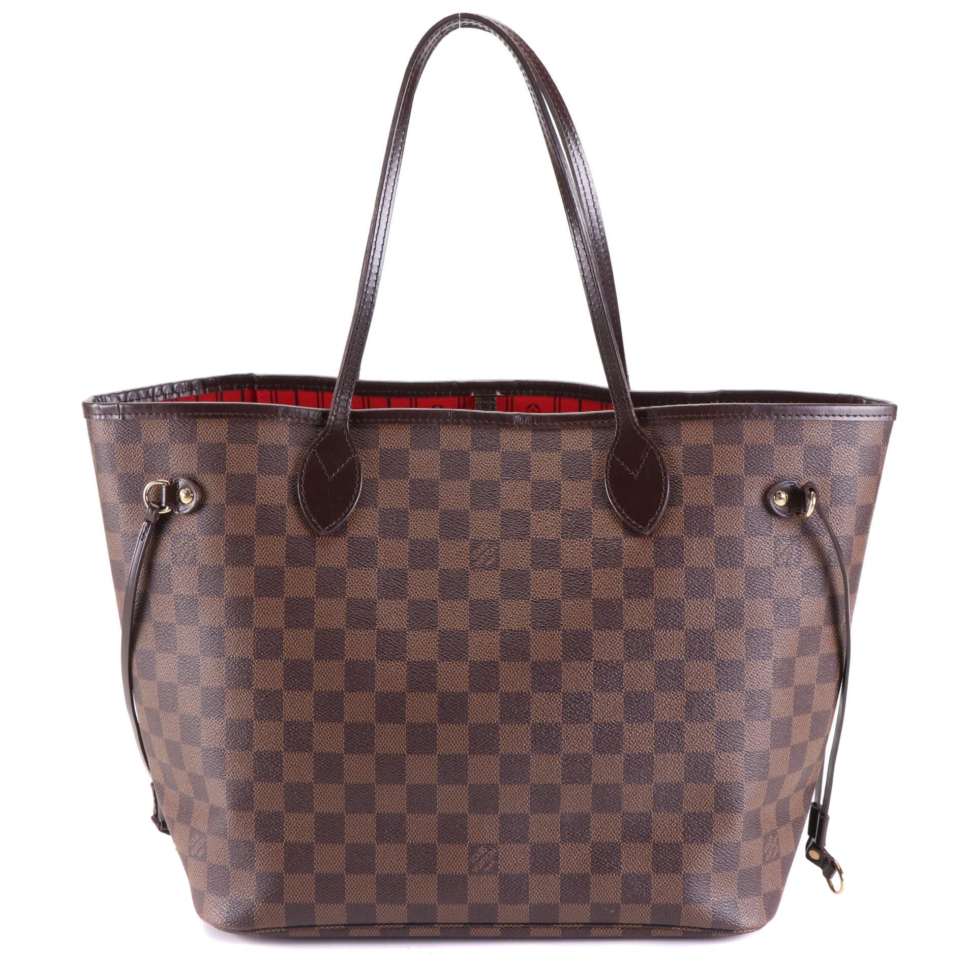 Louis Vuitton Neverfull MM in Damier Ebene Canvas