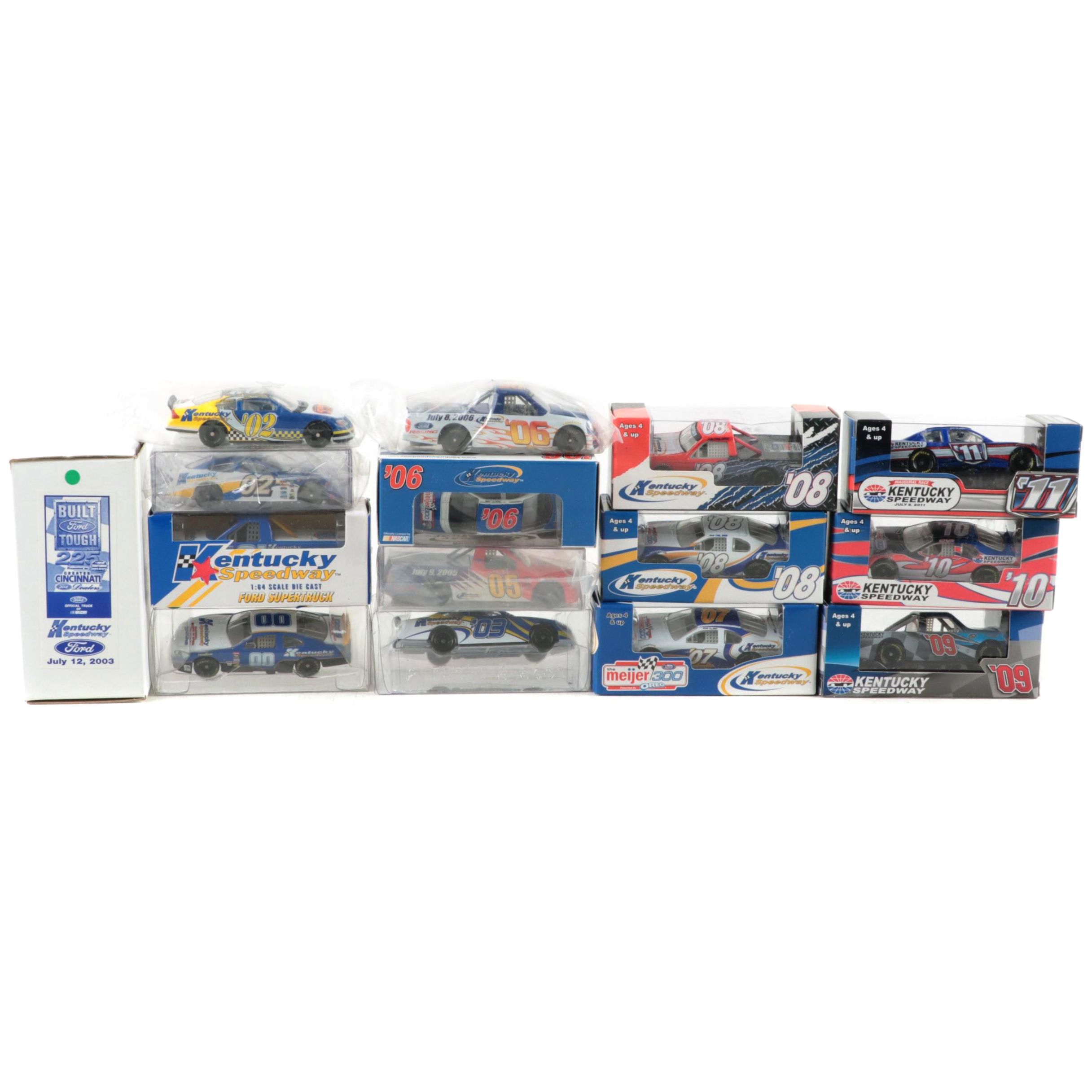 Ertl Racing Champions Kentucky Speedway Limited Edition Ford Diecast Stock Cars
