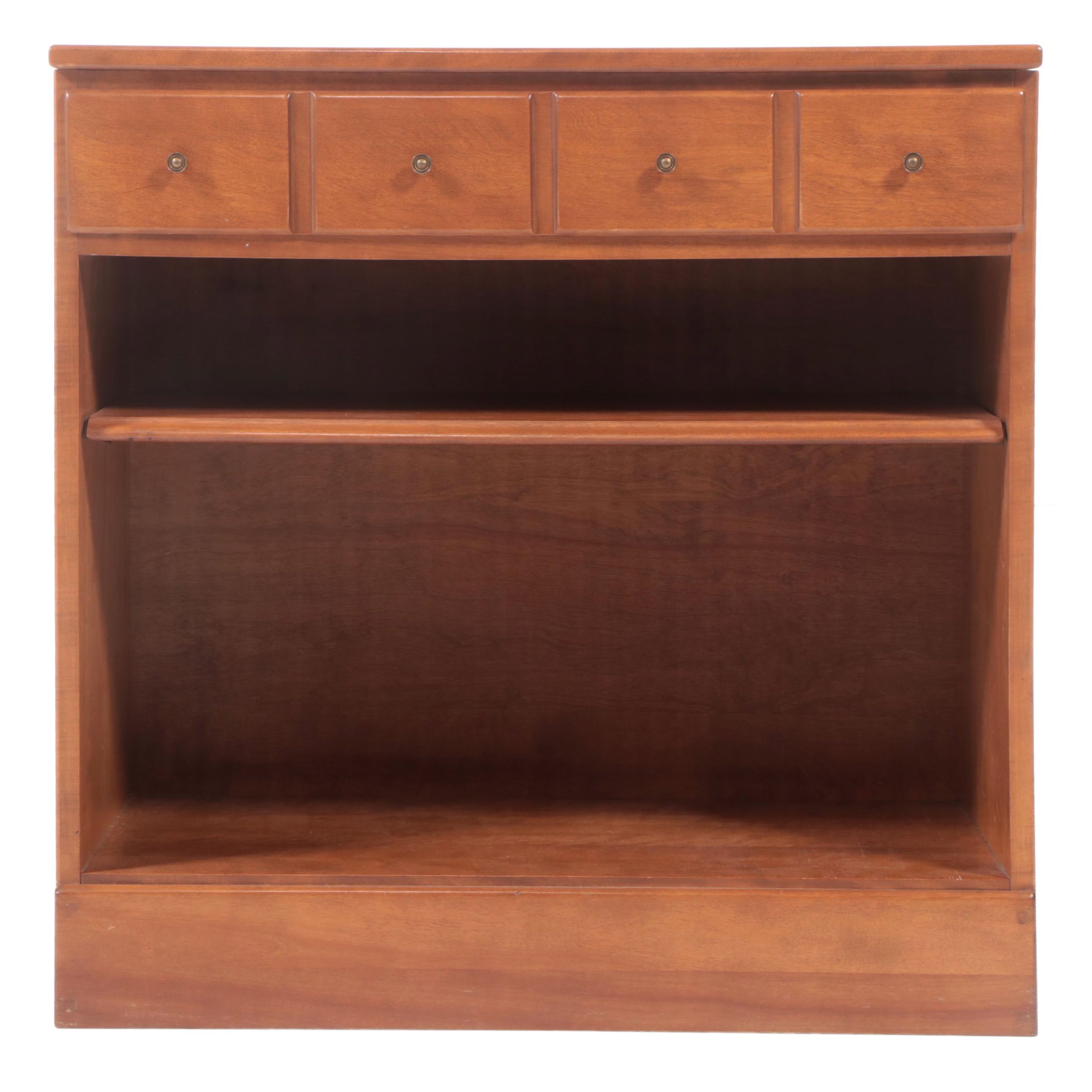 Ethan Allen by Baumritter Federal Style Maple Bookcase, Mid-20th Century