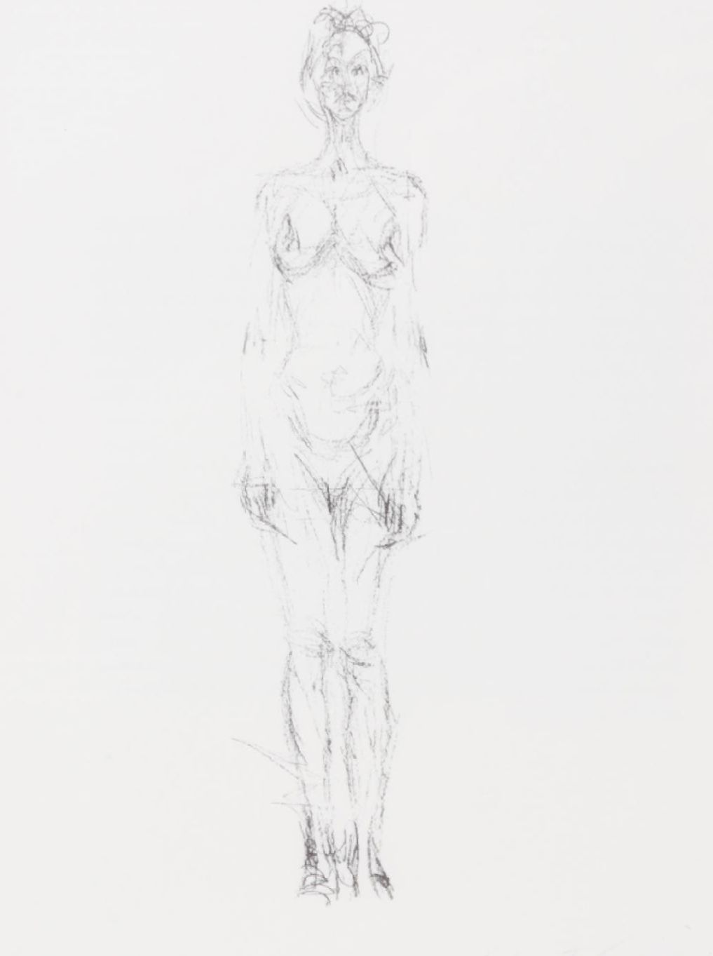 Halftone After Alberto Giacometti "Nu debout I" From "Maeght Éditeur," 1973