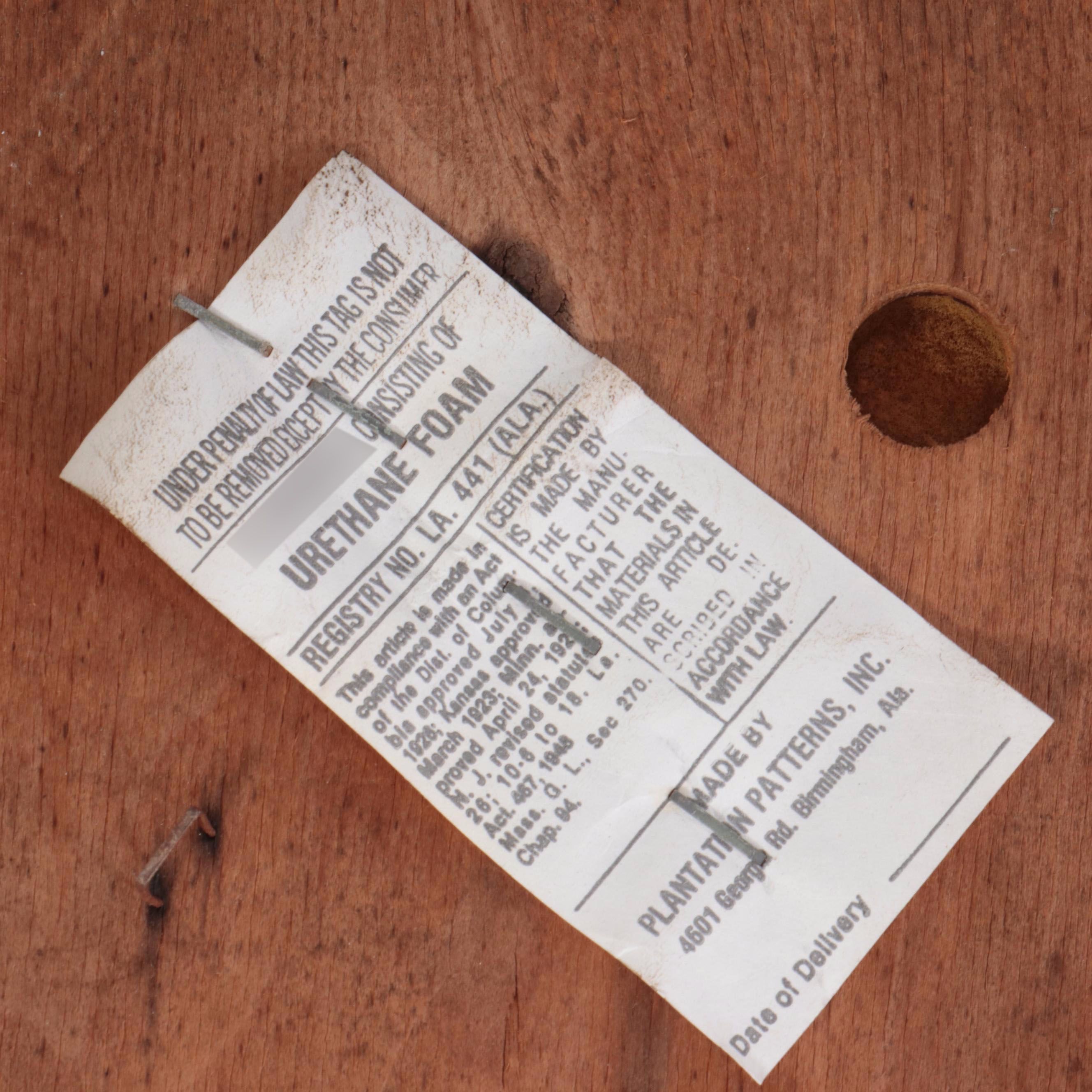 Three-Piece White-Painted Iron Patio Bistro Set, Incl. Plantation Patterns