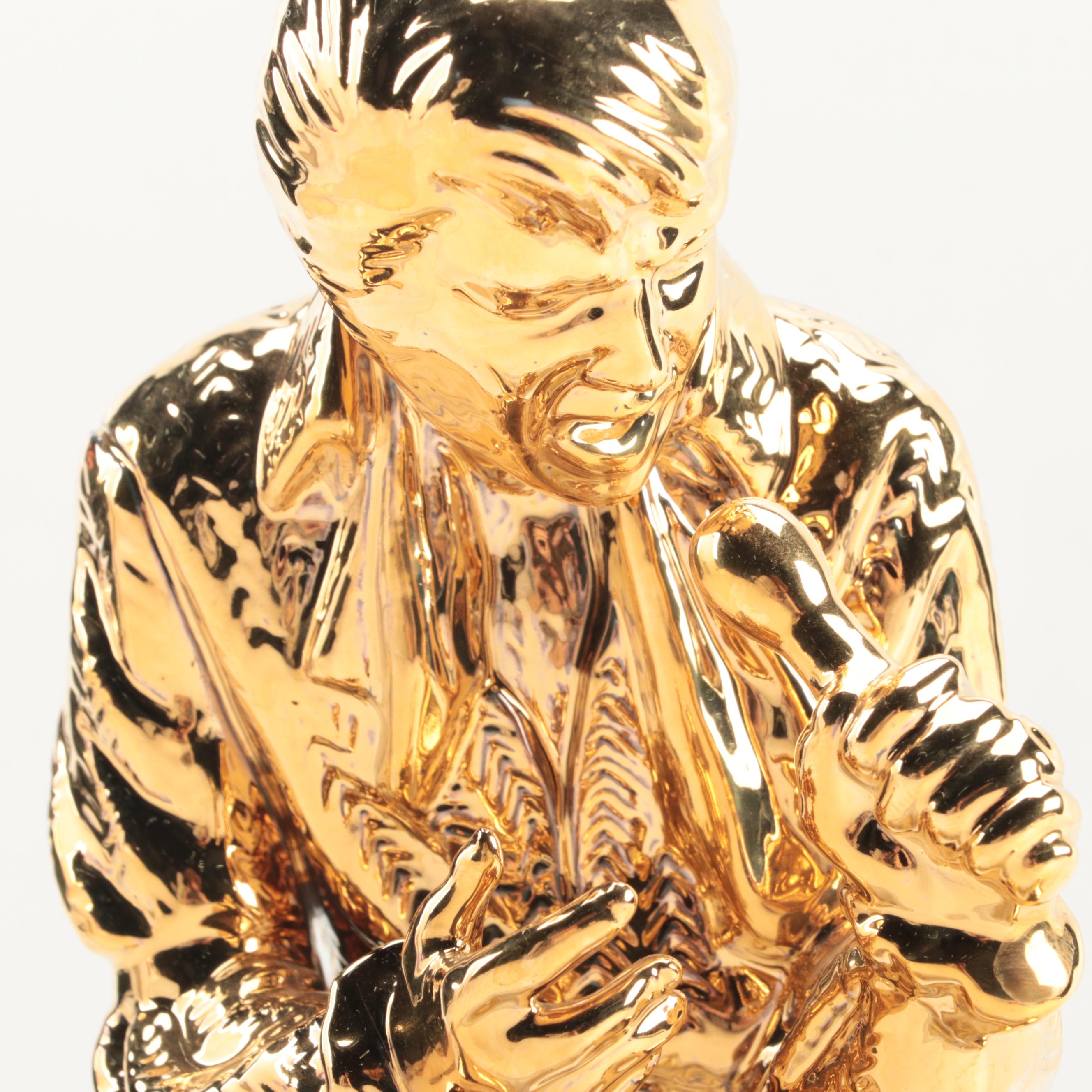 McCormick Elvis Gold Encore Ceramic Whiskey Decanter