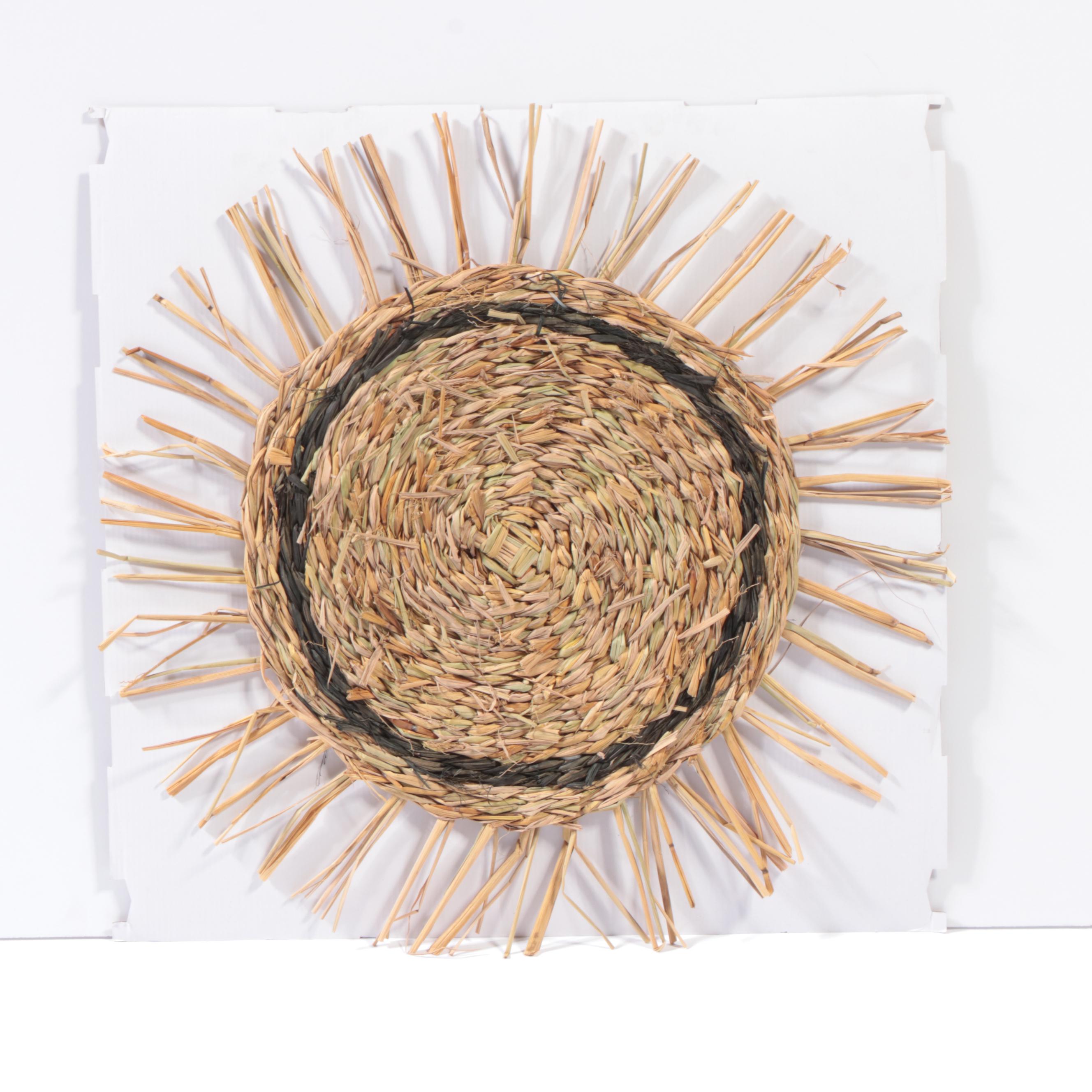 Threshold Routed Wood Wall Shelf with "Life is Beautiful" Print and Wall Décor