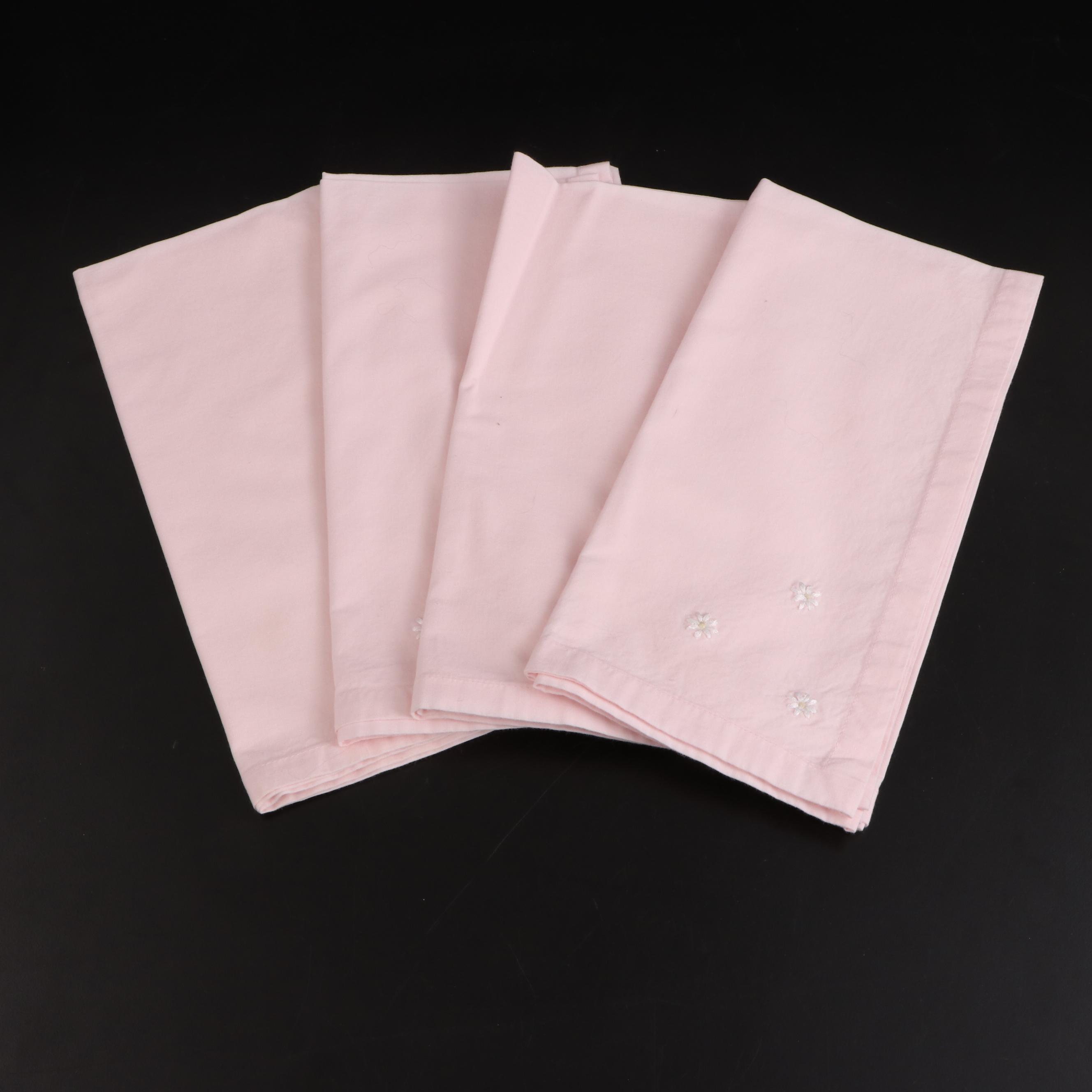 Matouk Belgian Linen and Polyester Napkins, Other Appliqué and Vintage Napkins