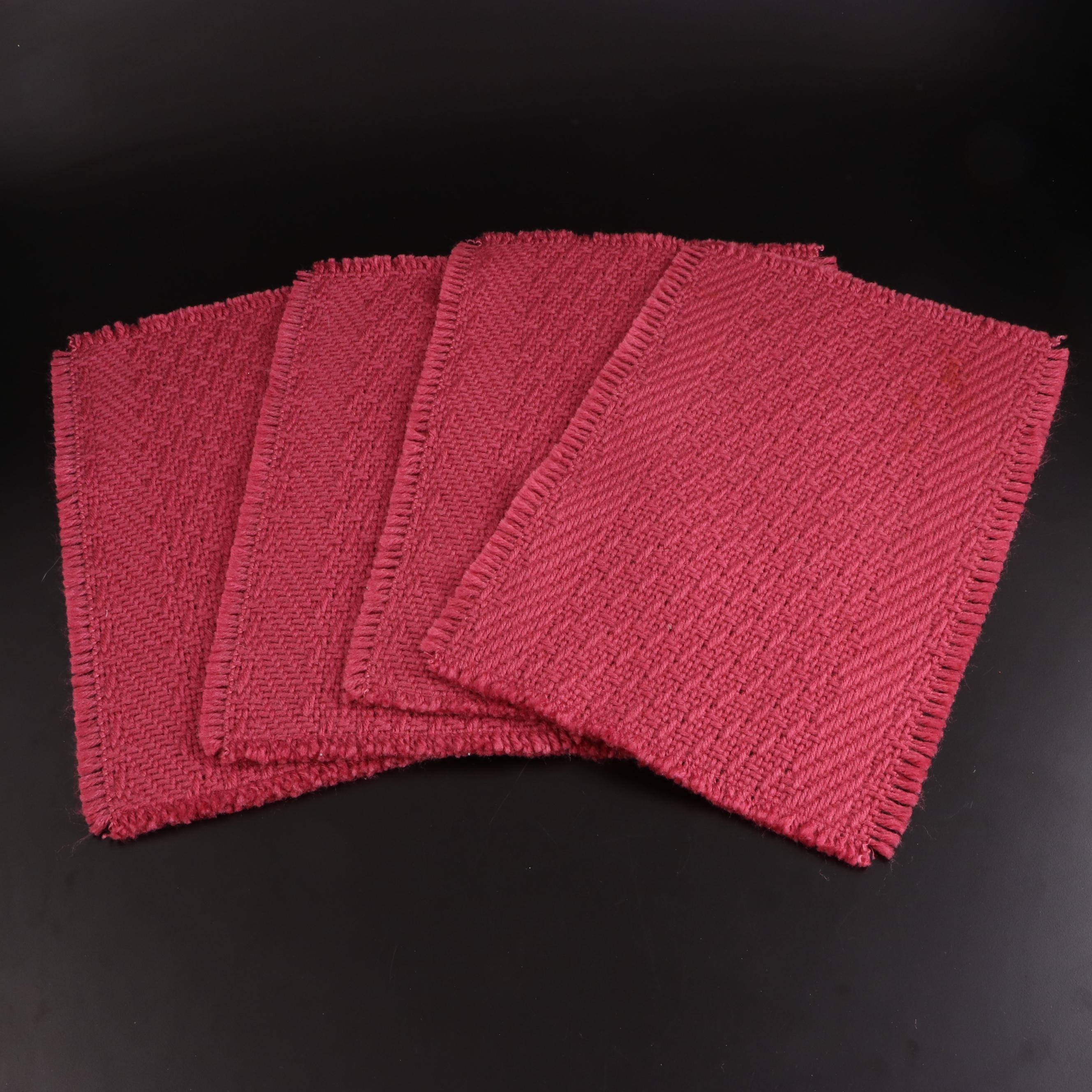 Matouk Belgian Linen and Polyester Napkins, Other Appliqué and Vintage Napkins