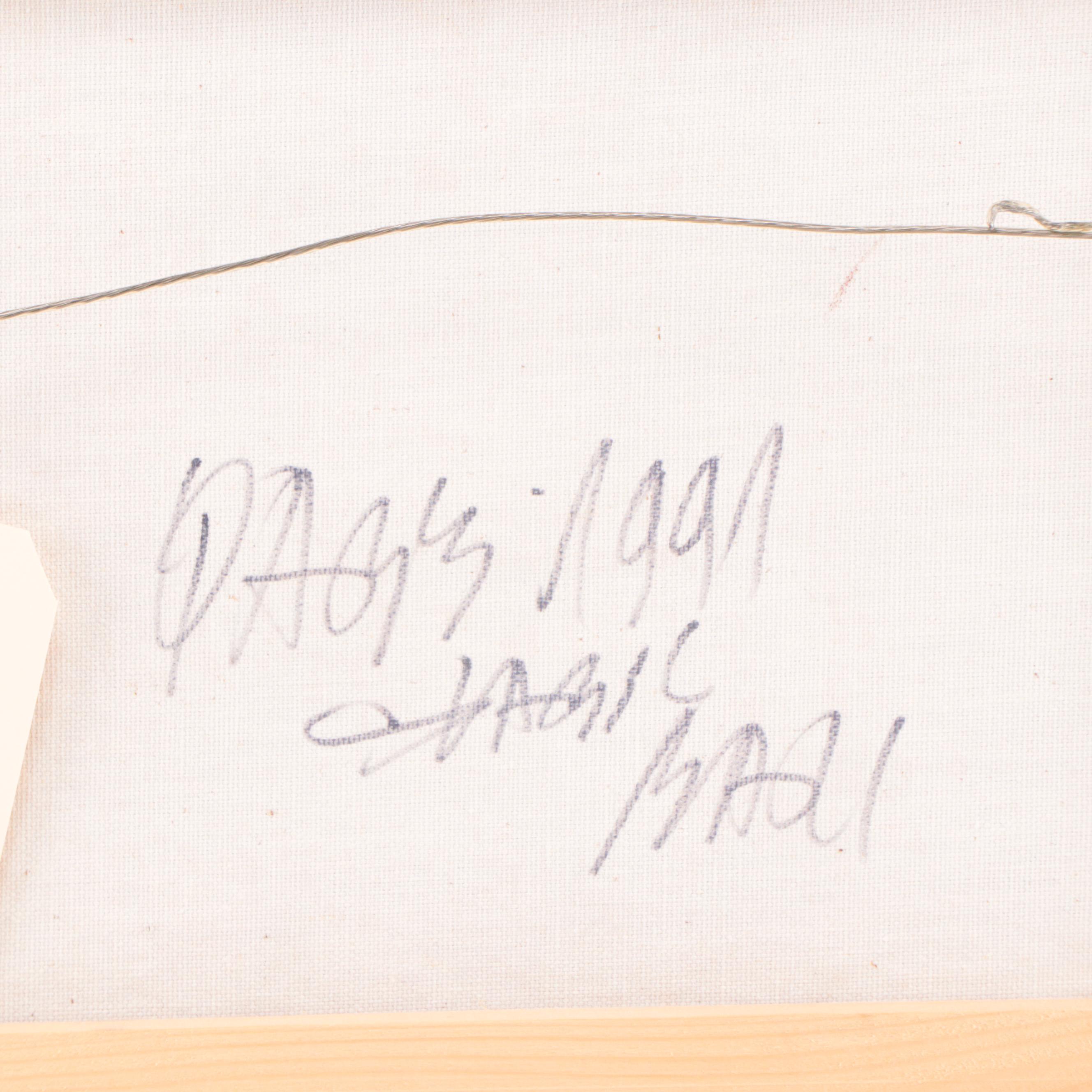 Acrylic Painting of the Moulin Rouge, 1991