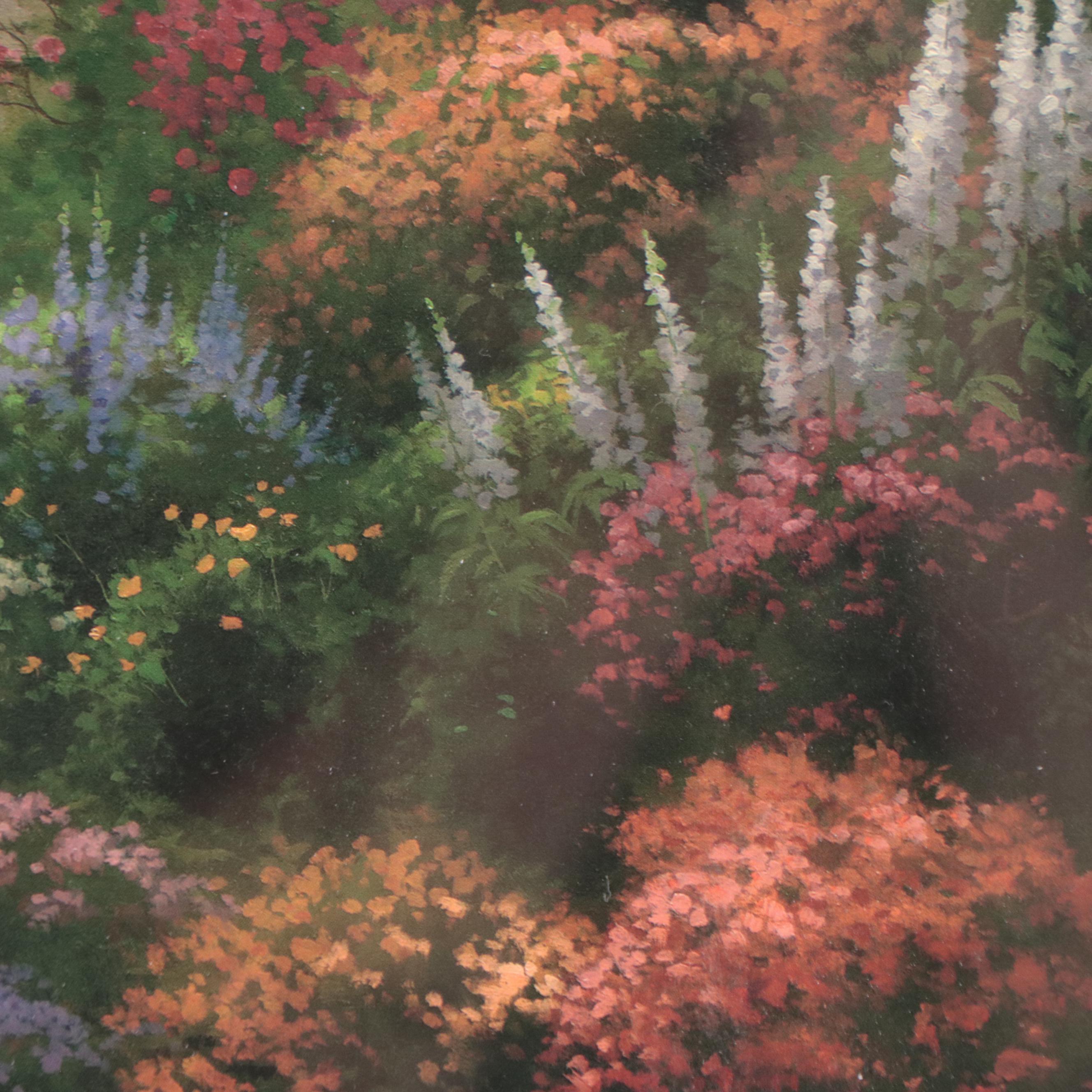 Thomas Kinkade Offset Lithograph "Stairway to Paradise"