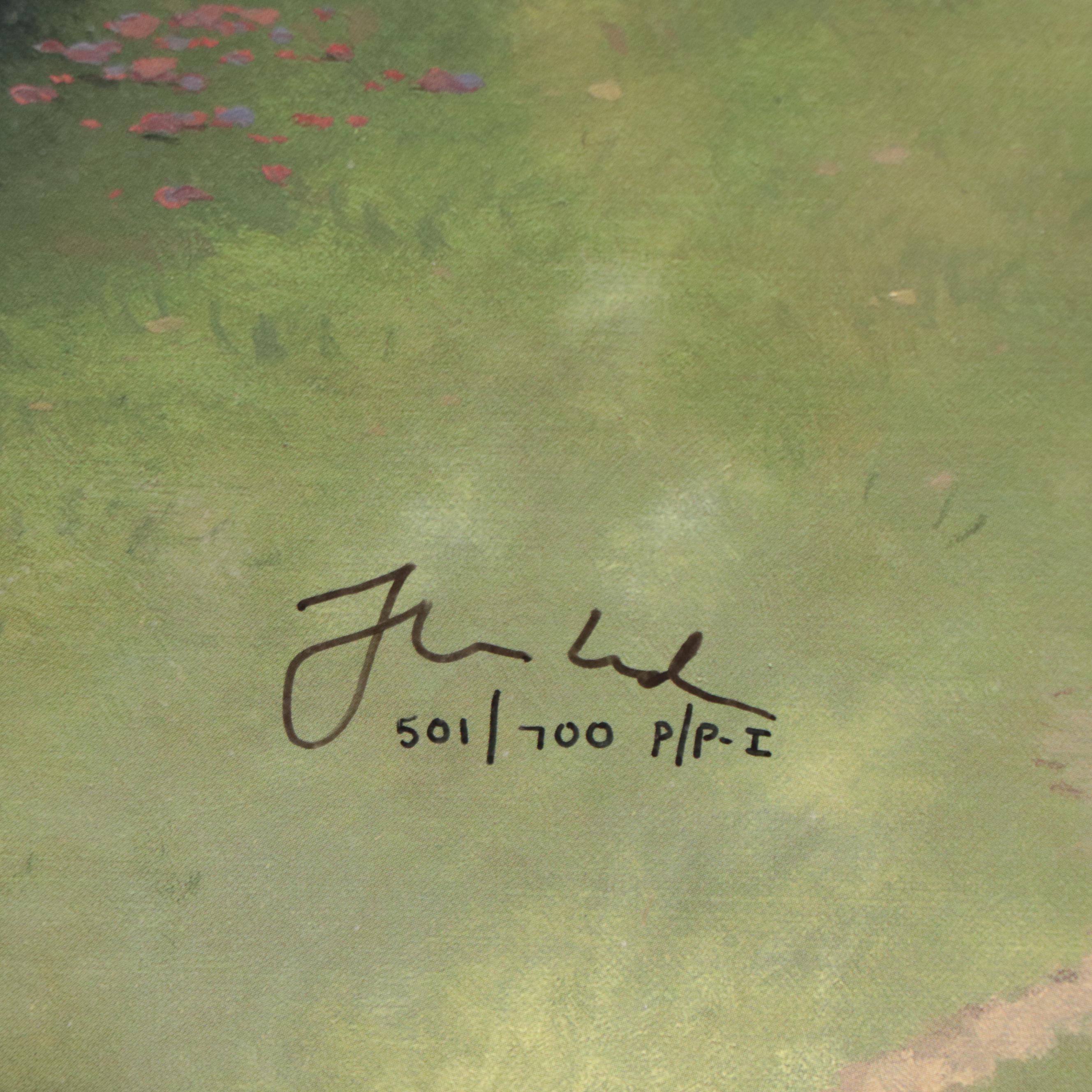 Thomas Kinkade Offset Lithograph "Stairway to Paradise"