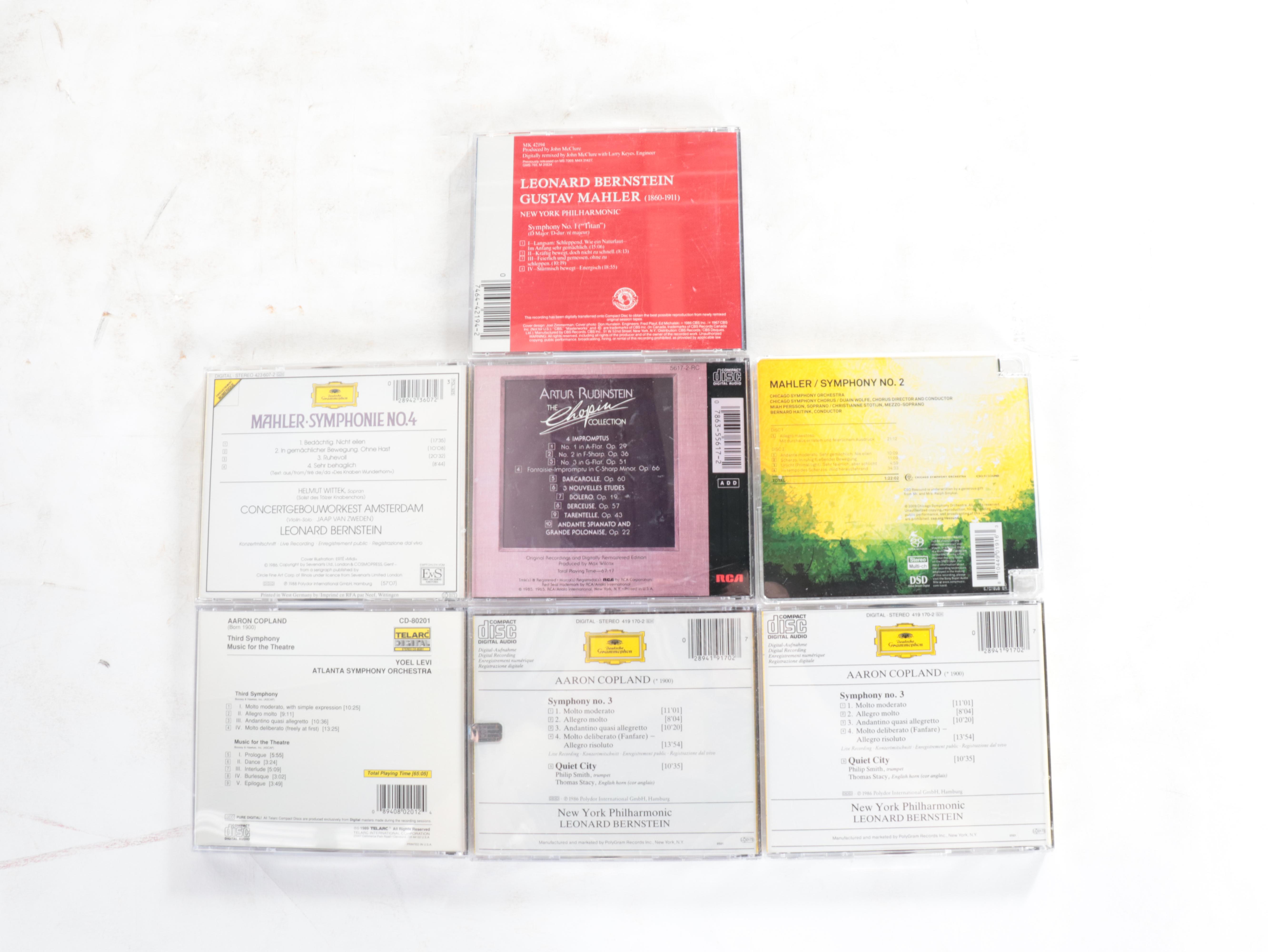 Vladimir Ashkenazy "Chopin" and Other Classical Music CD Sets