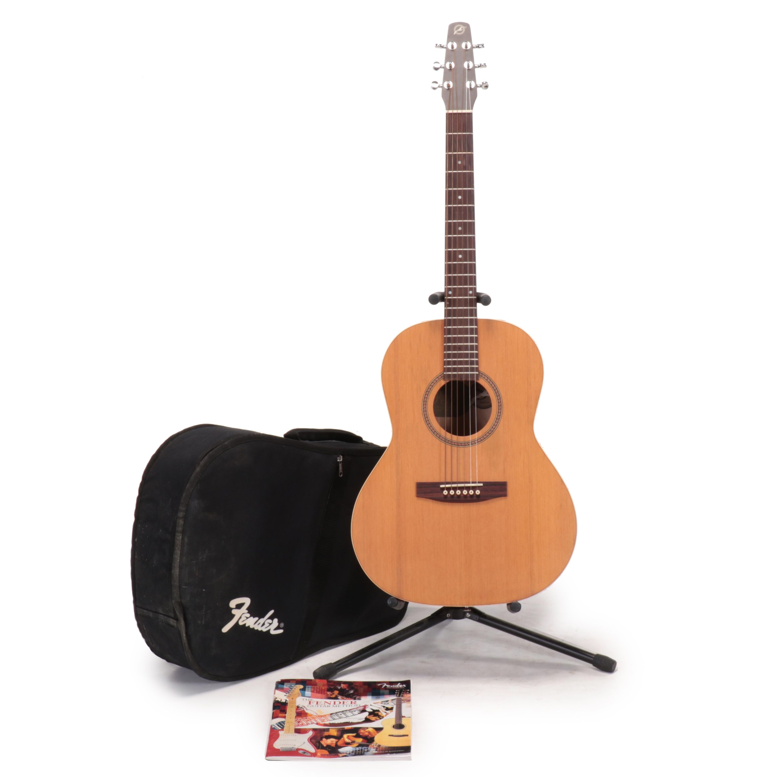 Seagull S6+ Folk Acoustic Guitar with Fender Soft Body Case
