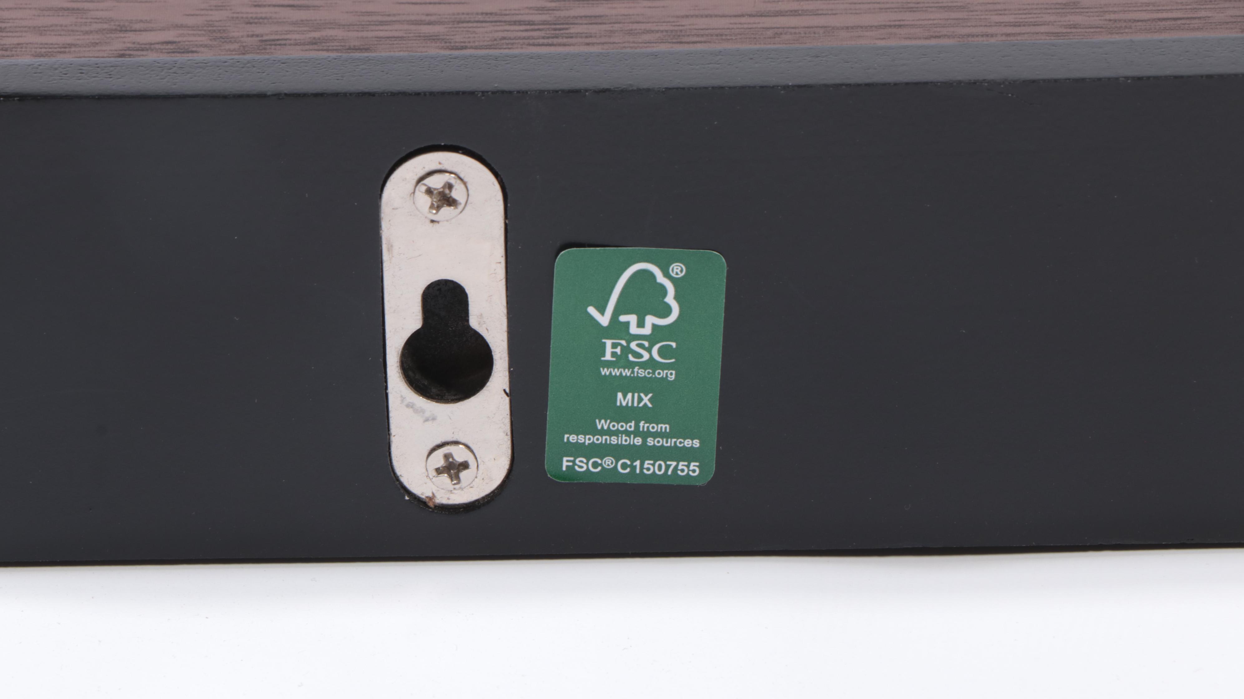 Threshold Routed Wood Wall Shelf, "Life is Beautiful" Canvas, and Grass Décor