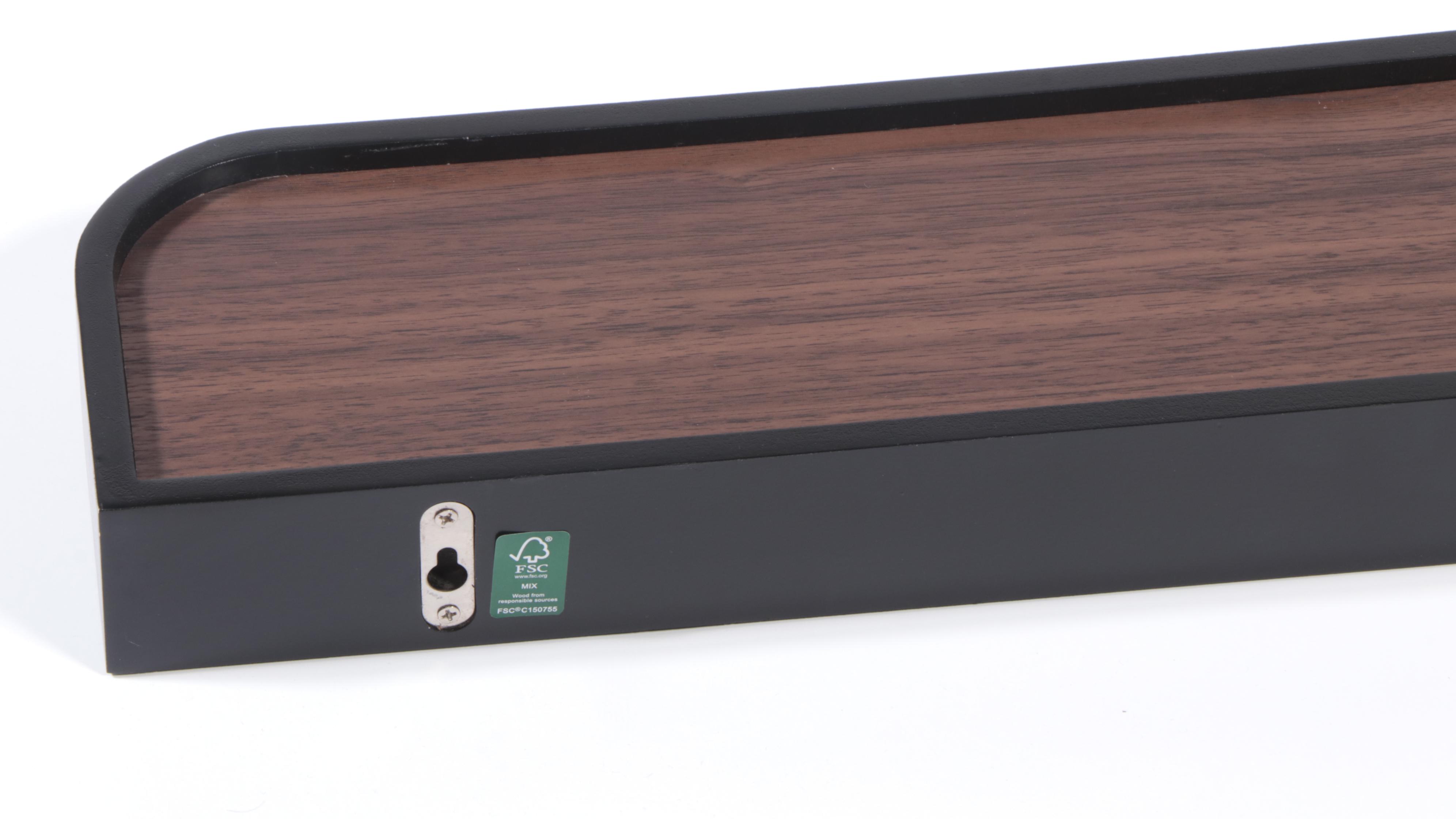 Threshold Routed Wood Wall Shelf, "Life is Beautiful" Canvas, and Grass Décor