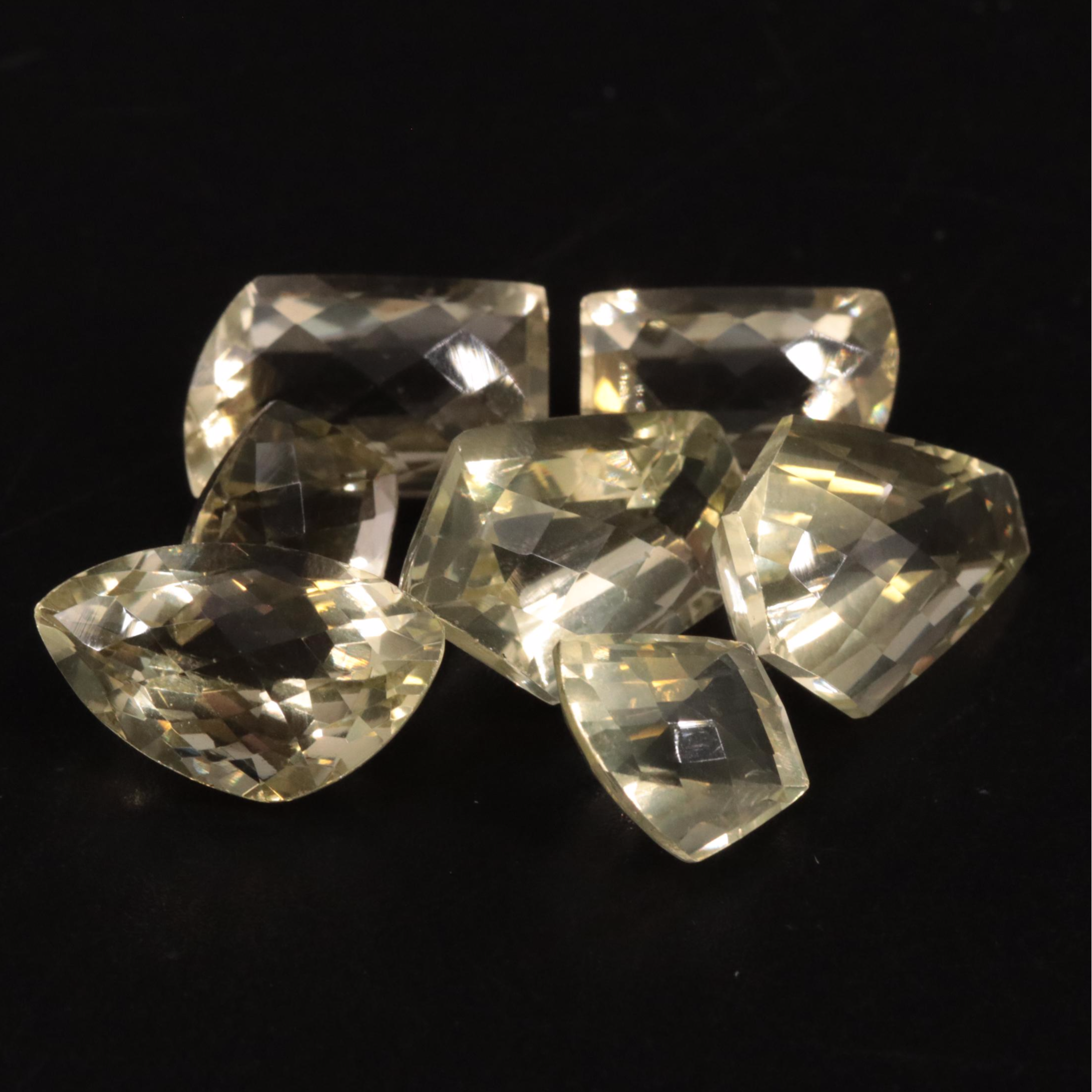Loose 42.30 CTW Lemon Quartz