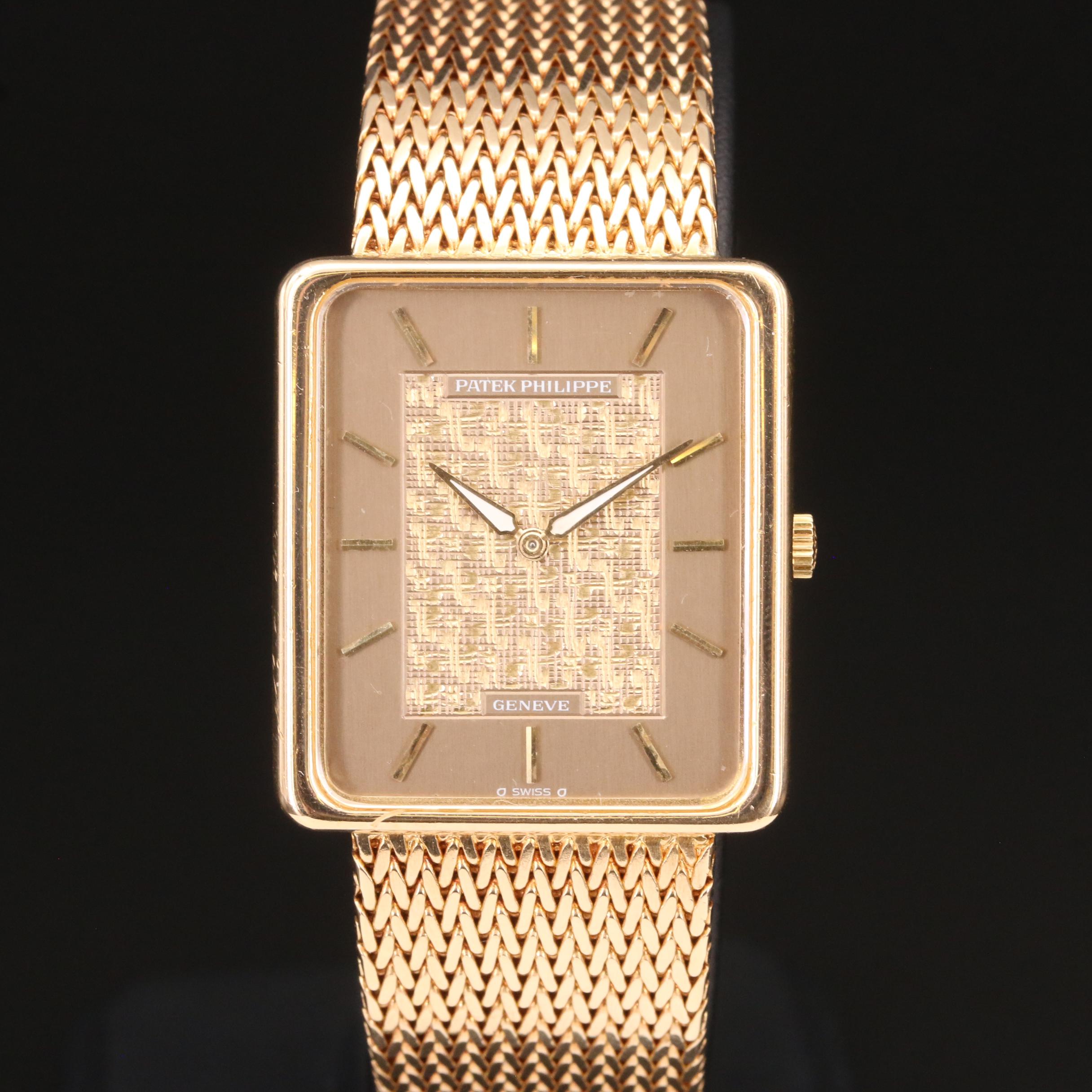 18K Patek Philippe Sigma Dial Watch