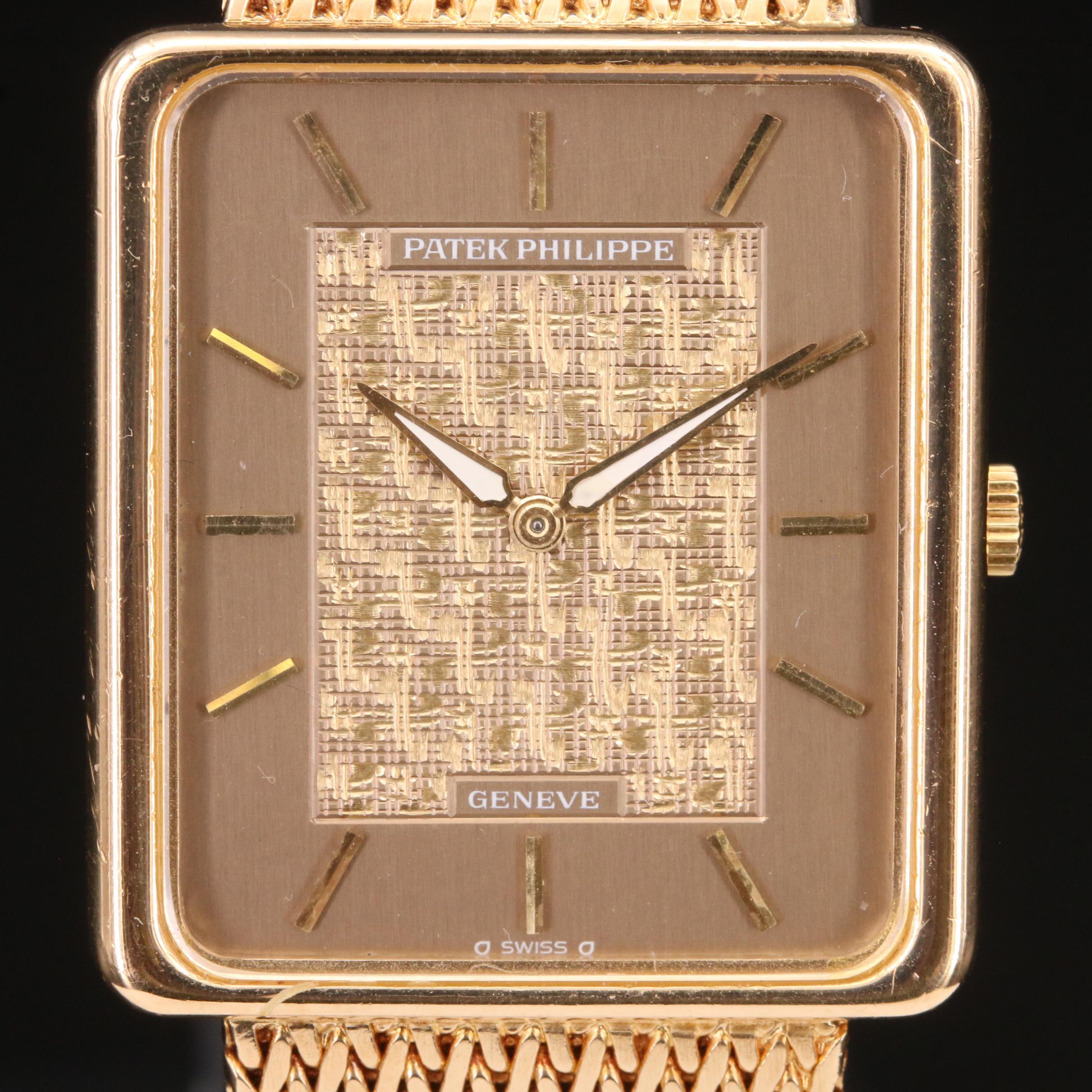 18K Patek Philippe Sigma Dial Watch