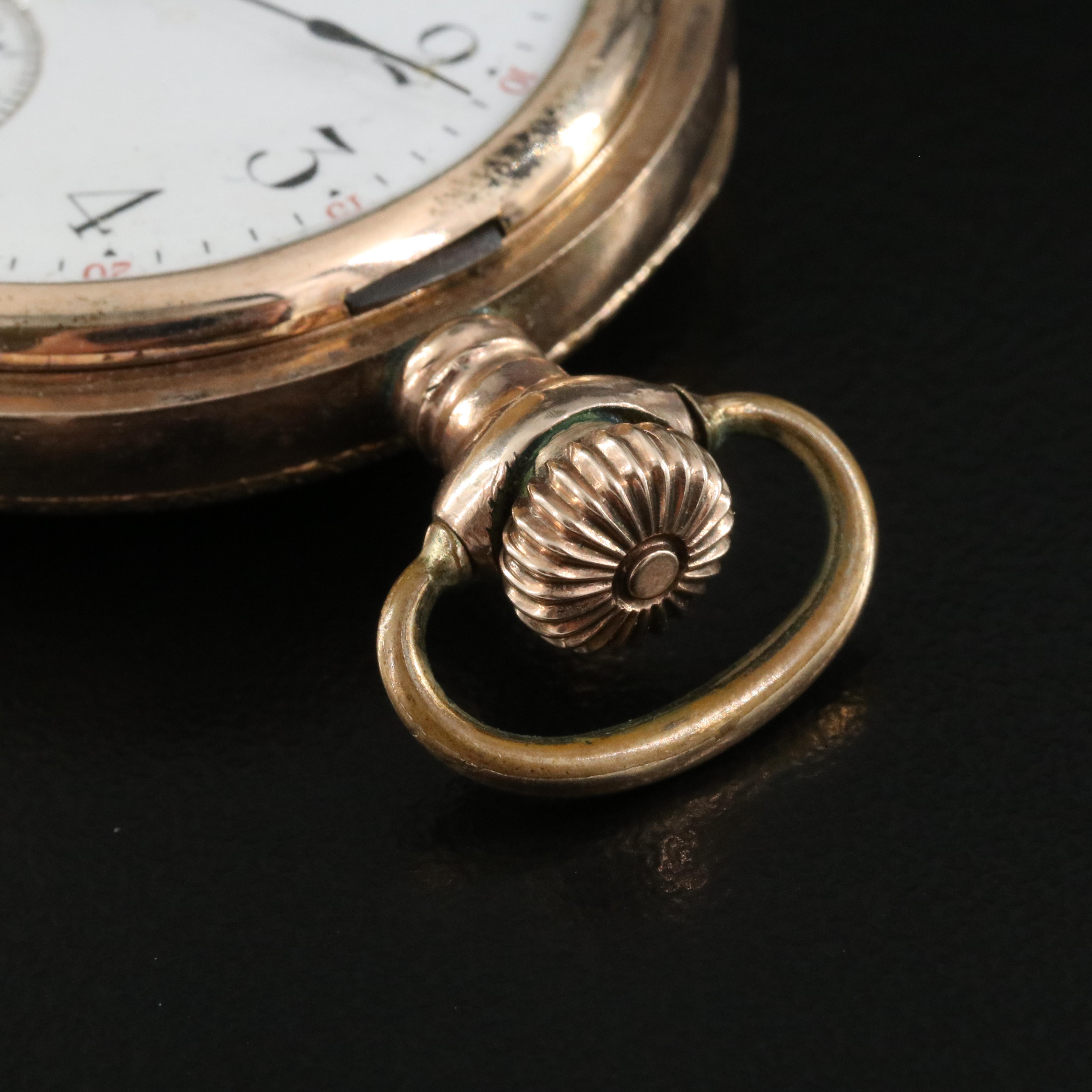 1912 Elgin Hunter Case Pocket Watch