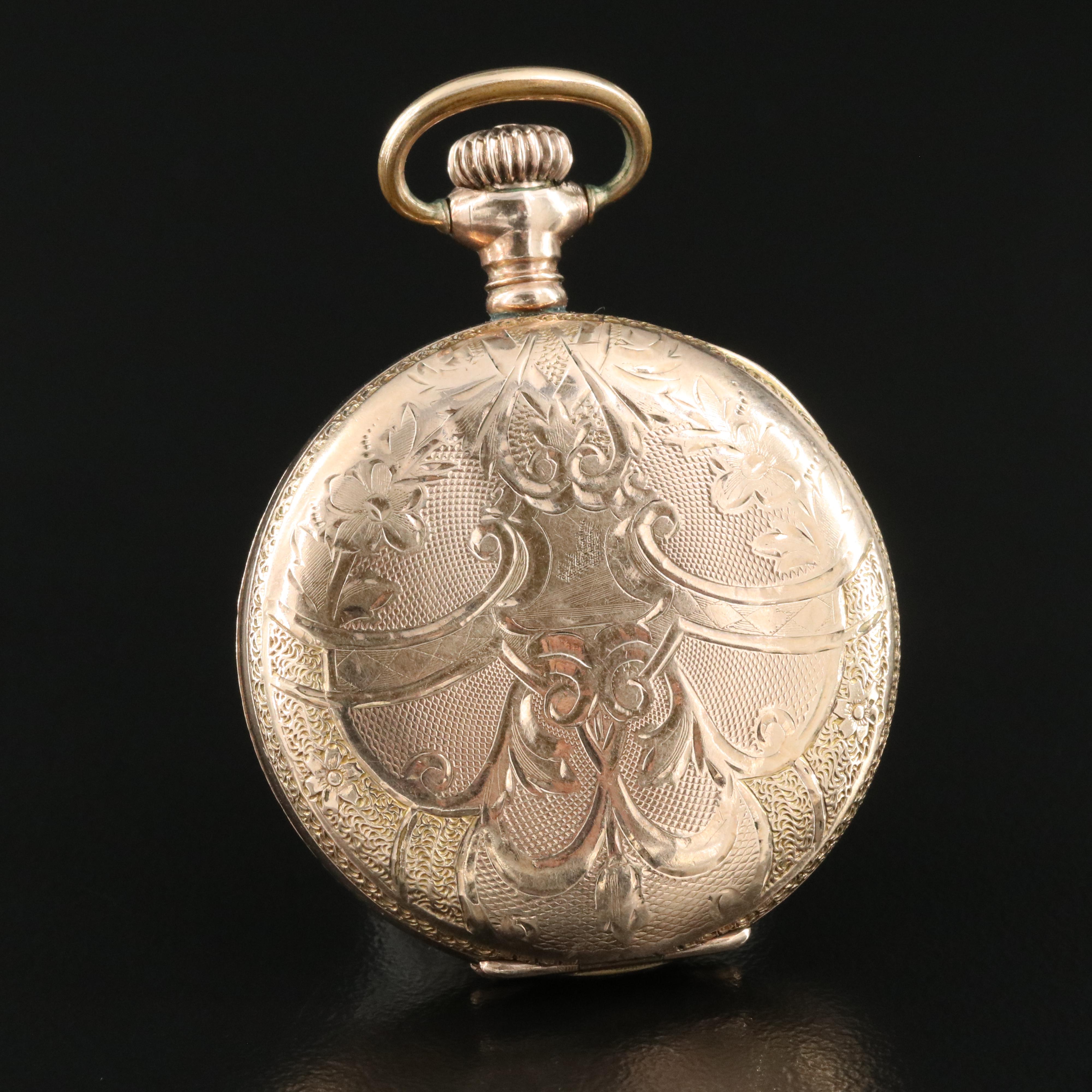 1912 Elgin Hunter Case Pocket Watch