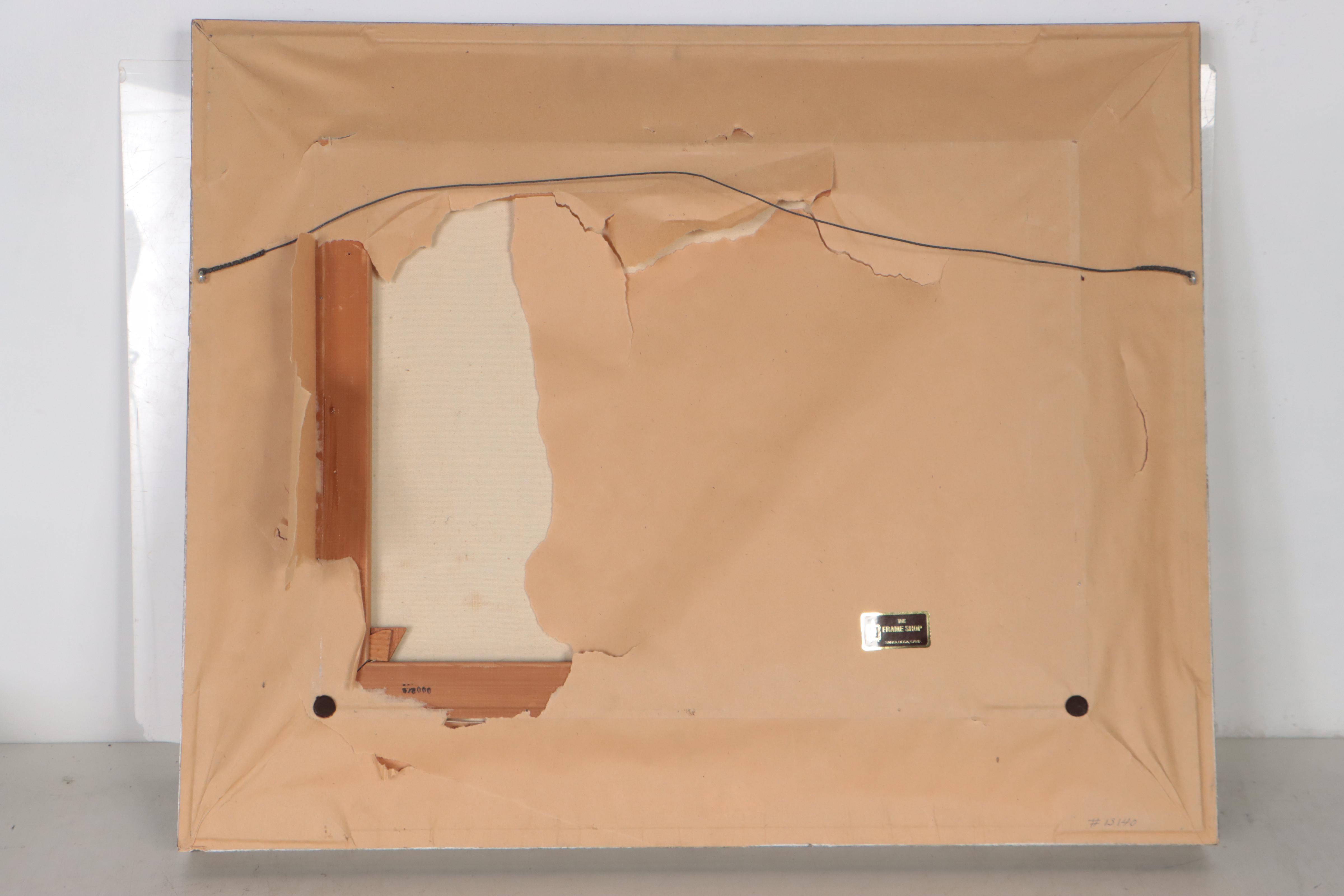 Oil Painting of Snowy Landscape, 1969