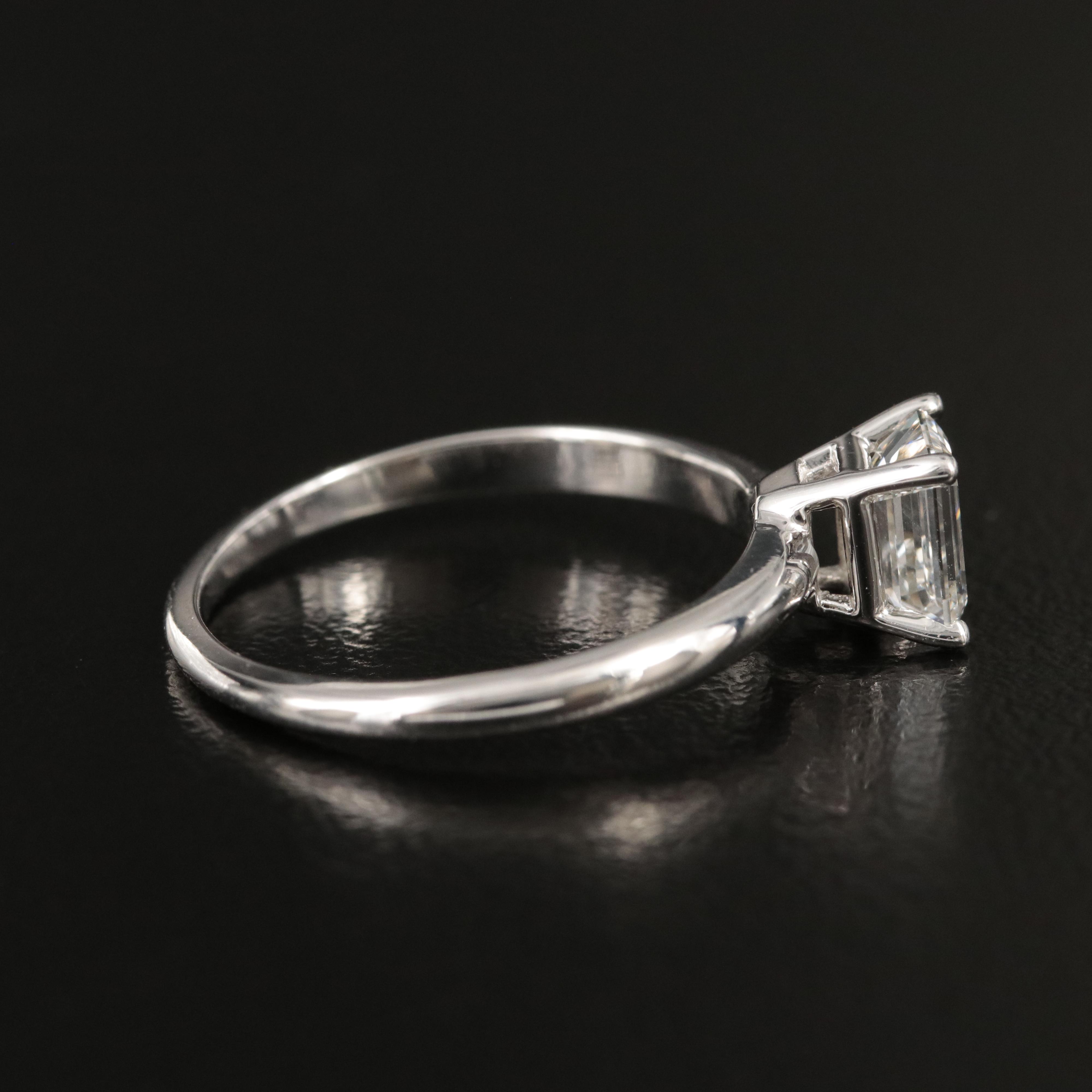 14K 0.90 CT Lab Grown Diamond Solitaire Ring