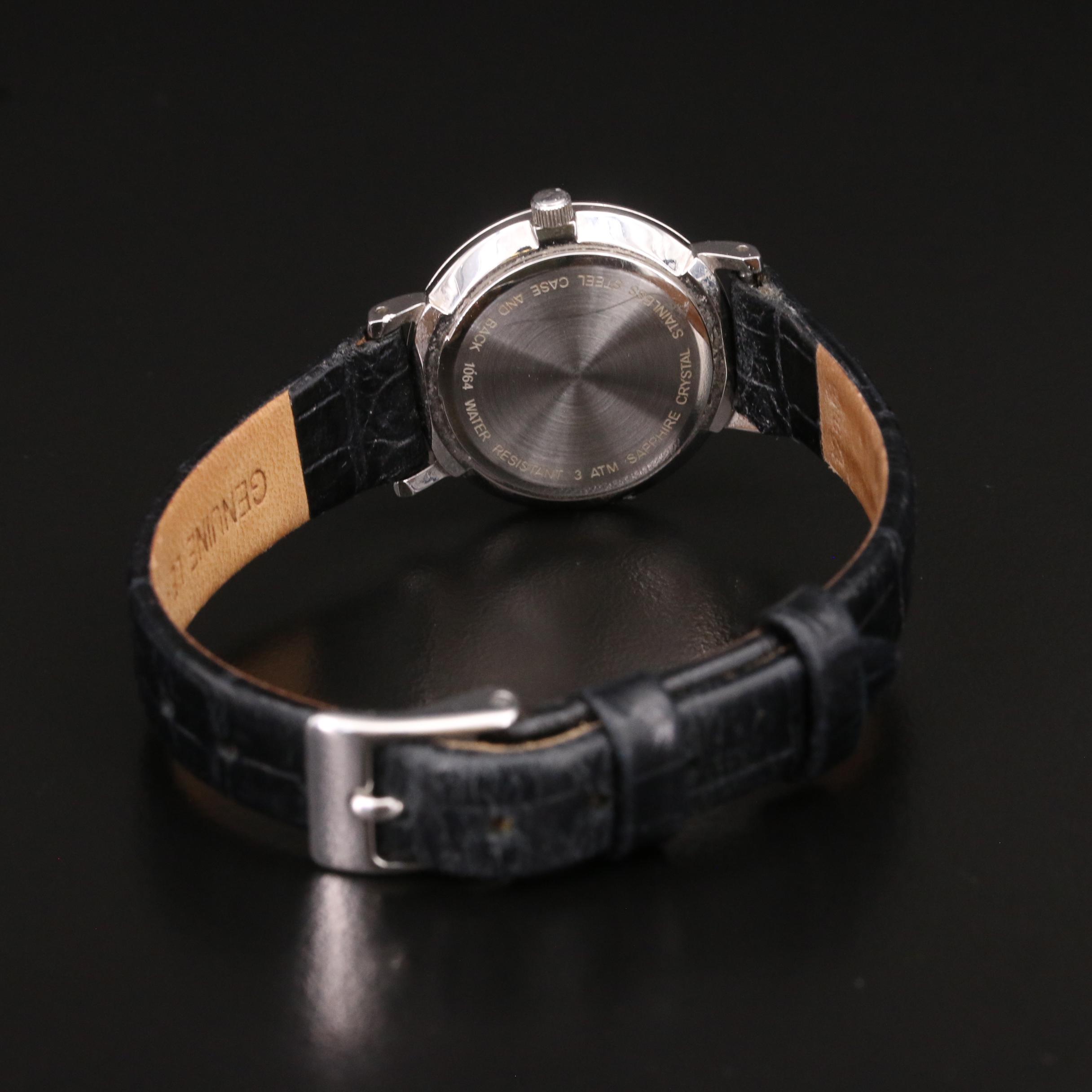 Tourneau Stainless Steel Quartz Watch