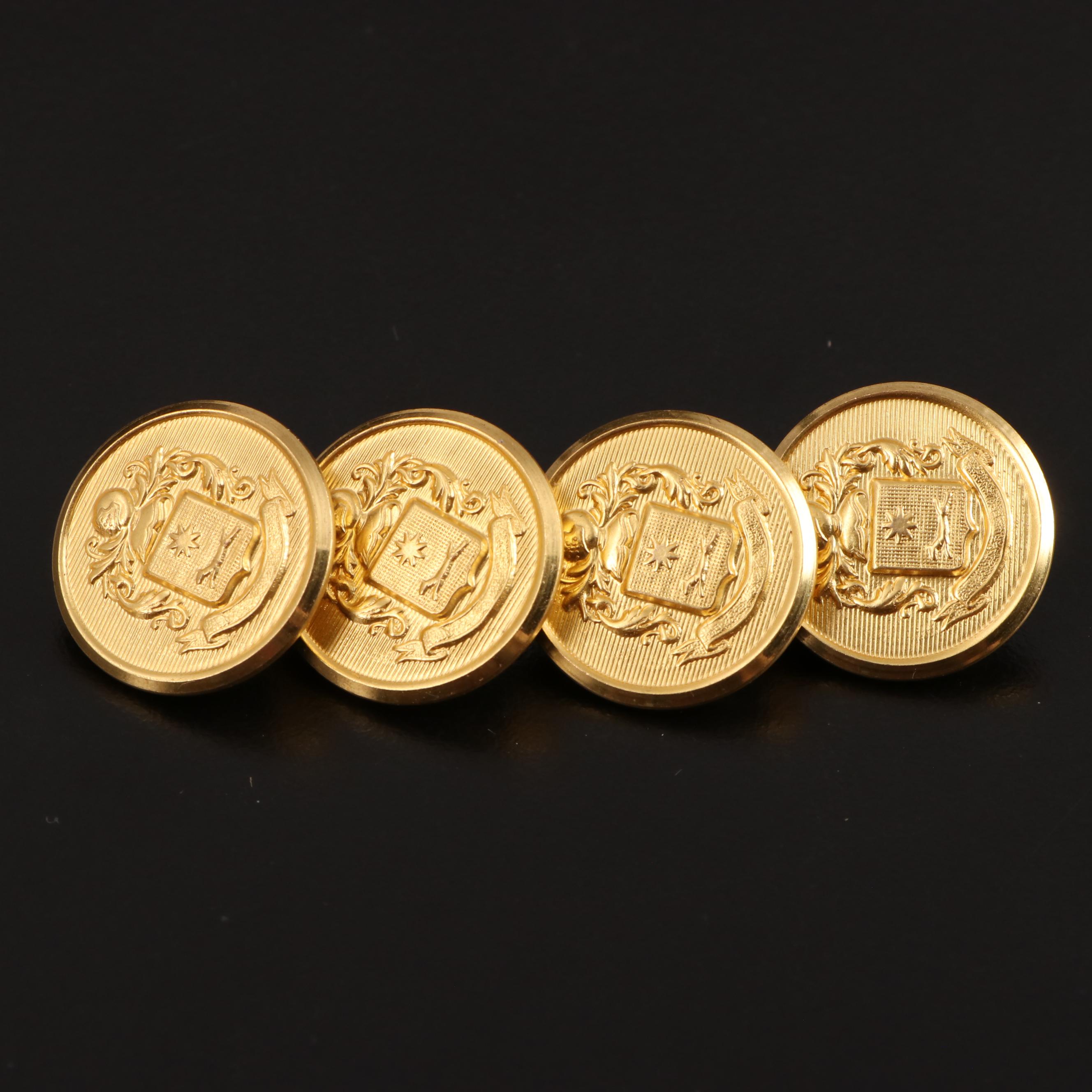 Waterbury Gold Tone Brooks Brothers Blazer Buttons