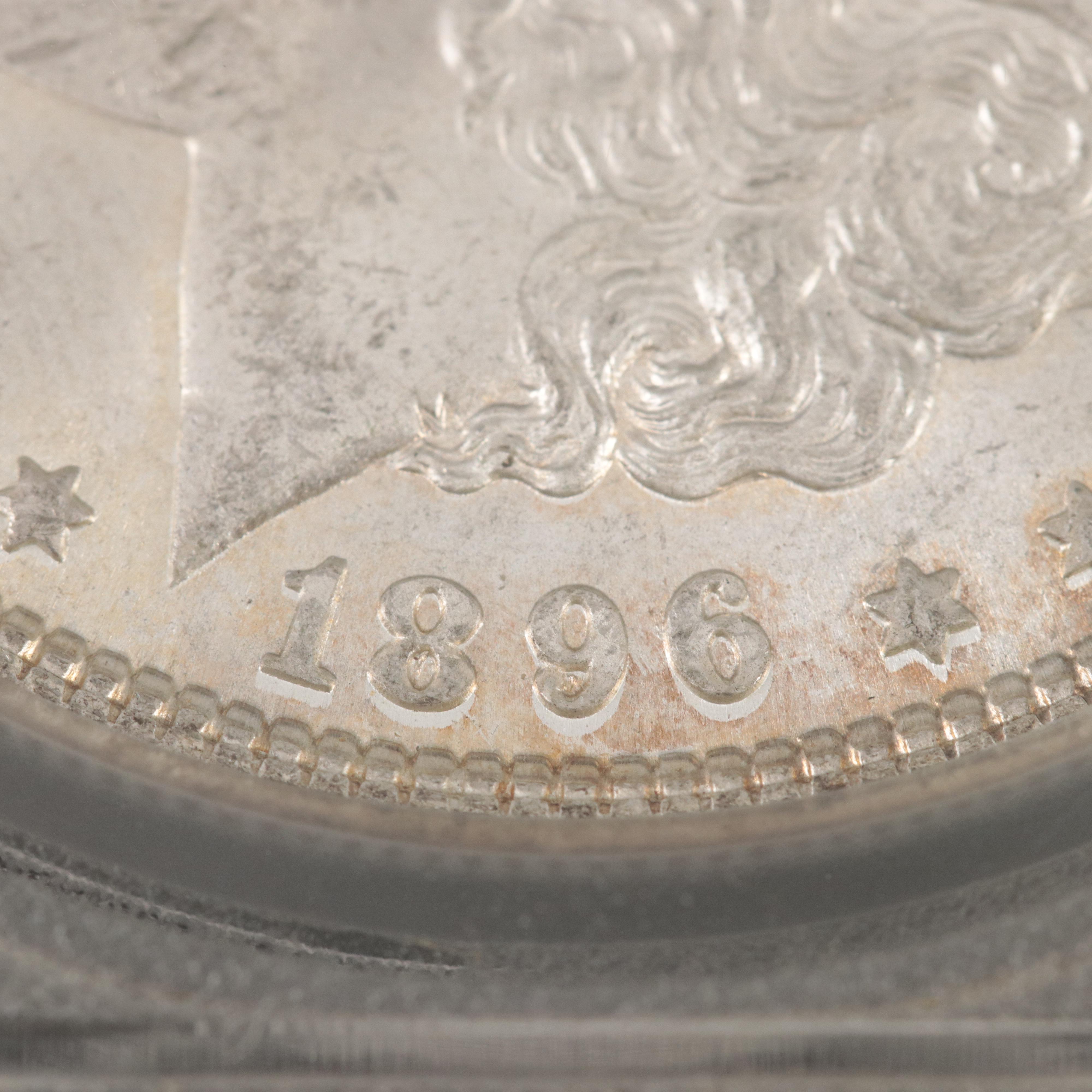 1896 Uncirculated Morgan Silver Dollar