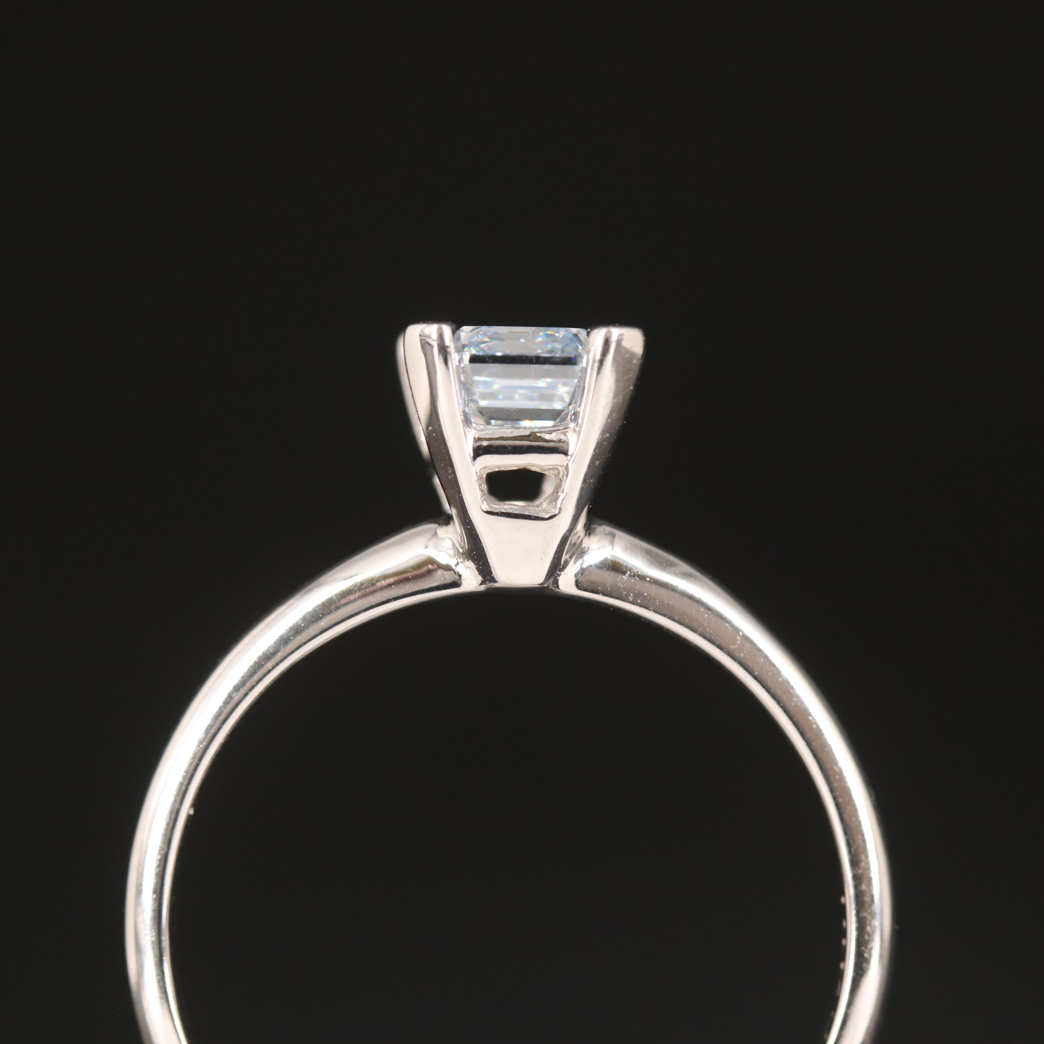 14K 0.99 CT Lab Grown Diamond Solitaire Ring