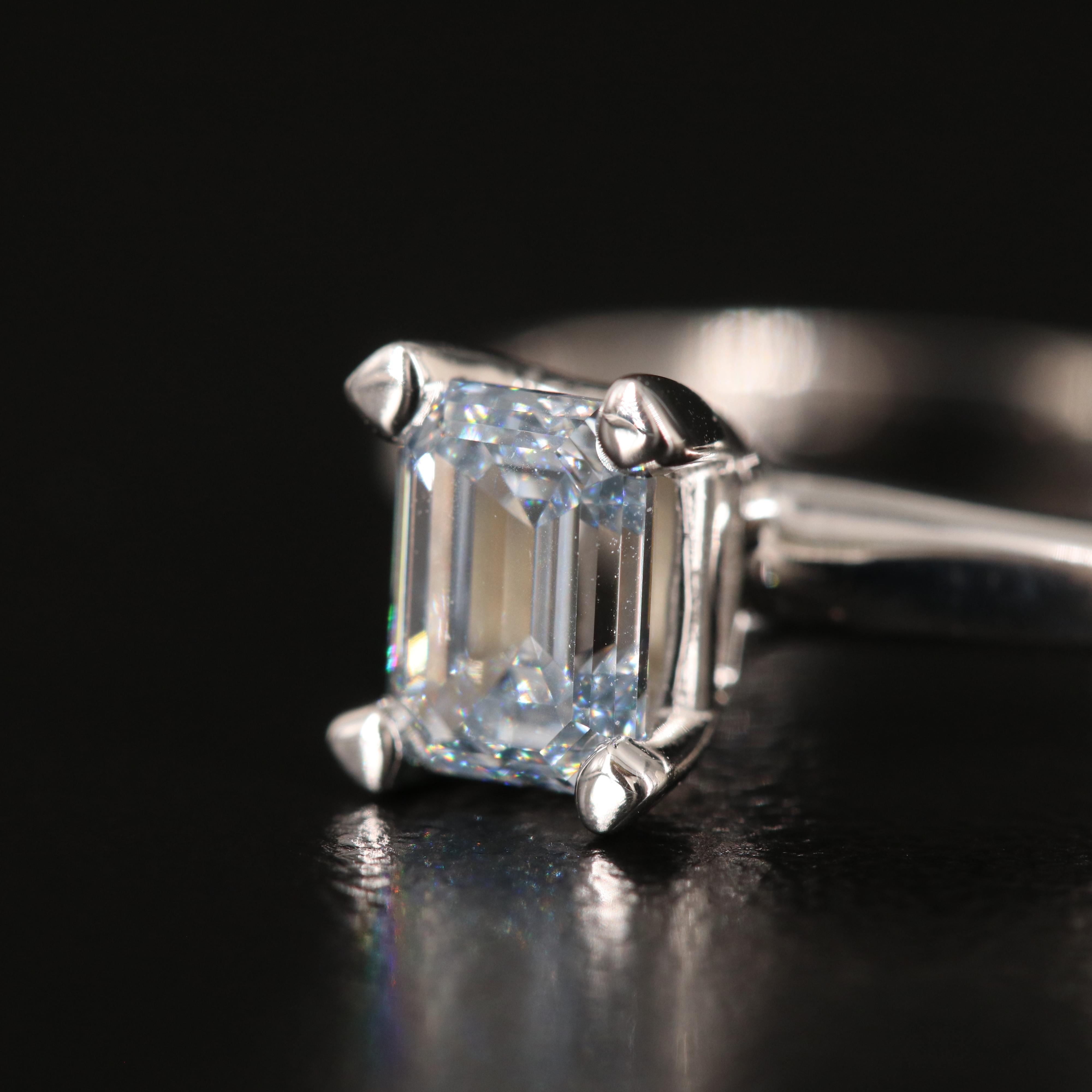 14K 0.99 CT Lab Grown Diamond Solitaire Ring