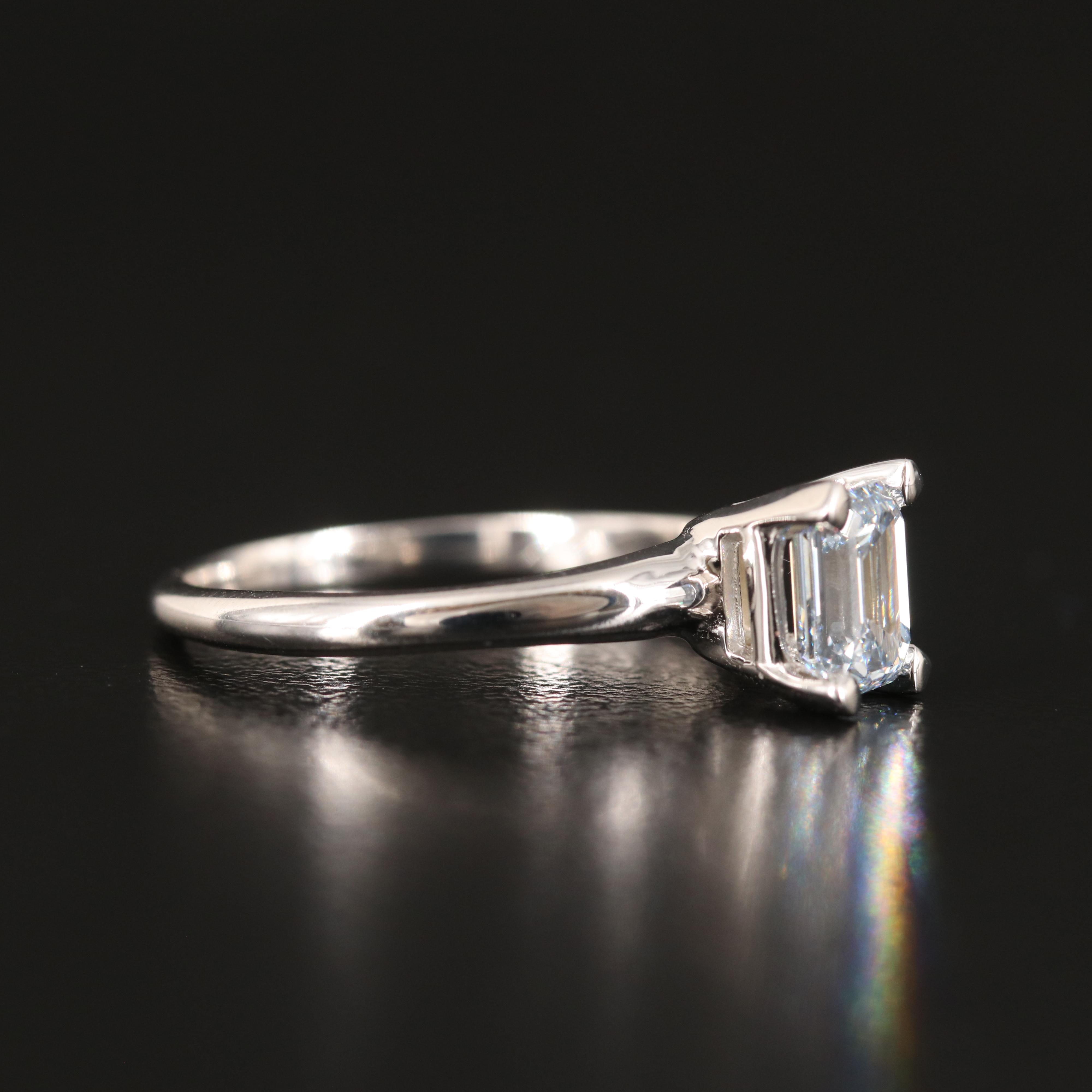 14K 0.99 CT Lab Grown Diamond Solitaire Ring