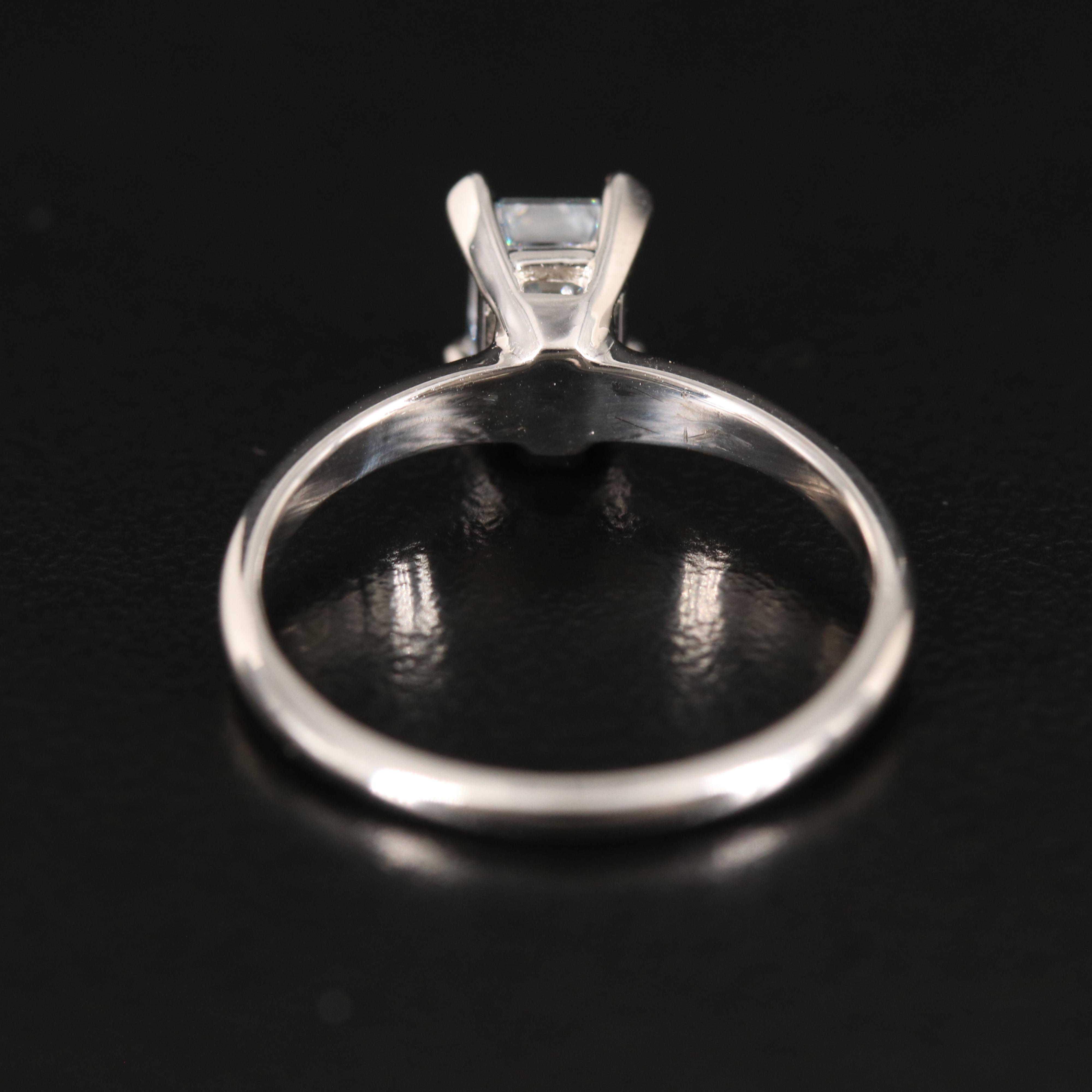 14K 0.99 CT Lab Grown Diamond Solitaire Ring