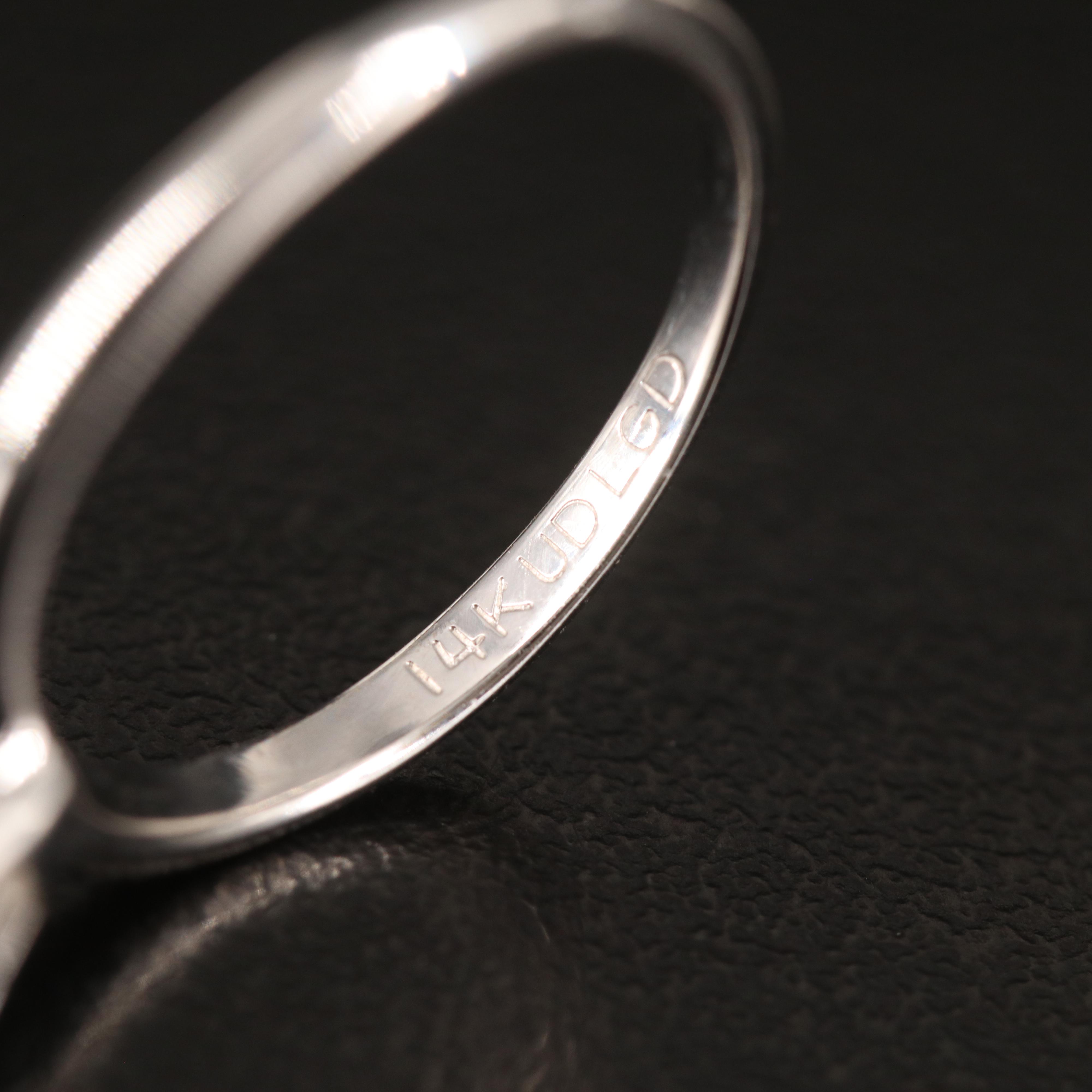 14K 0.99 CT Lab Grown Diamond Solitaire Ring