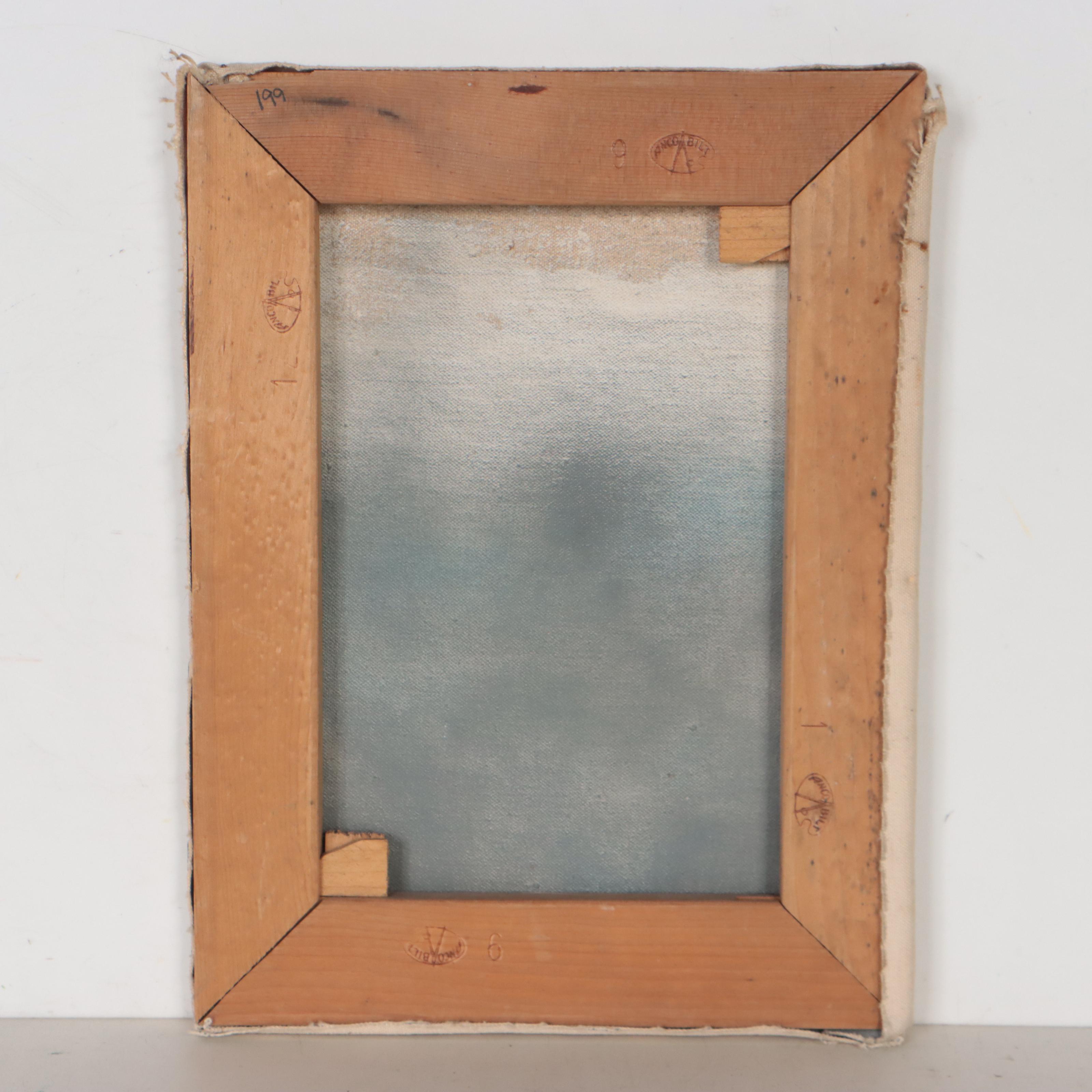 Hurley Floral Still Life Oil Painting, 1987