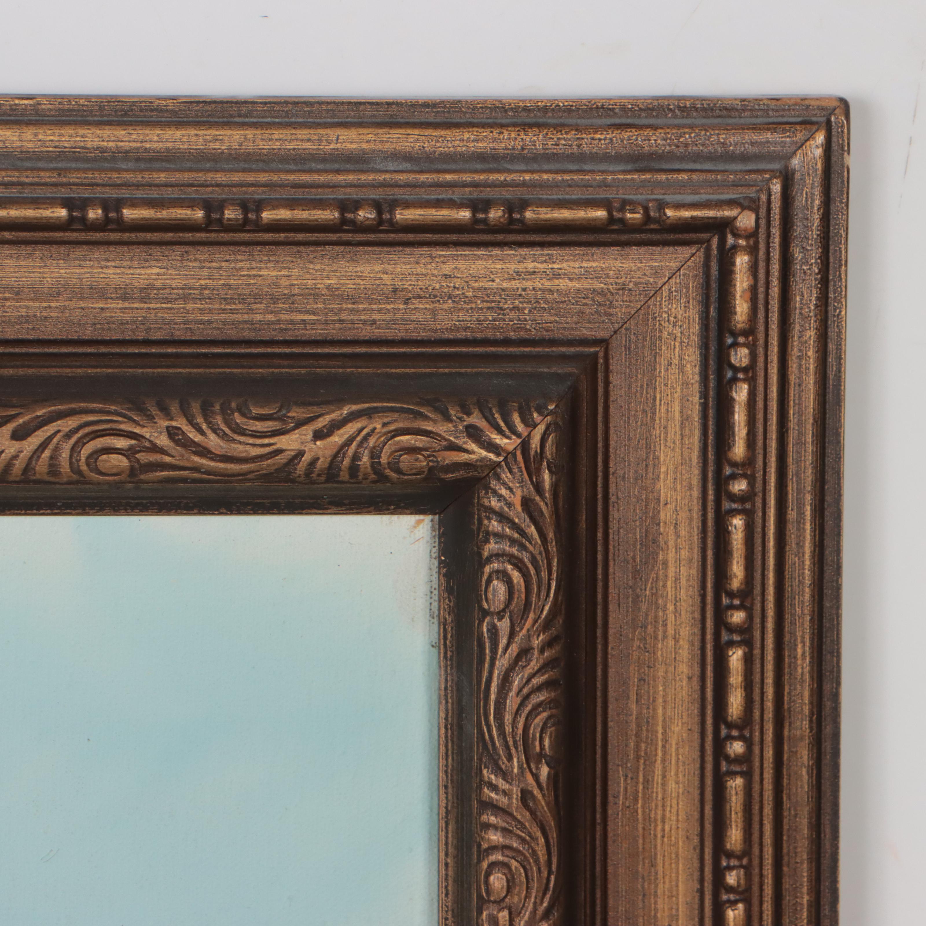 Lake Landscape Oil Painting