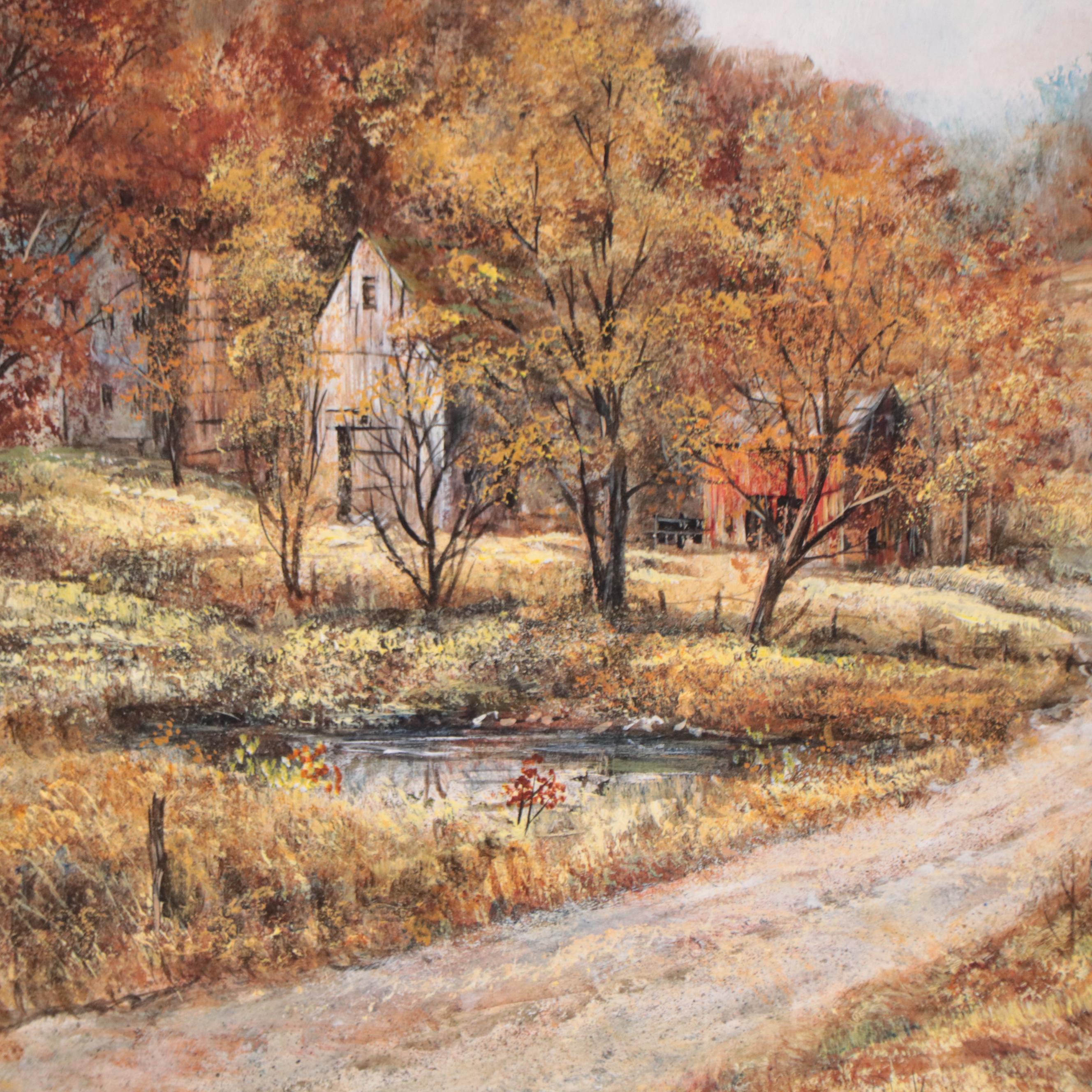 Richard Collopy Landscape Acrylic Painting