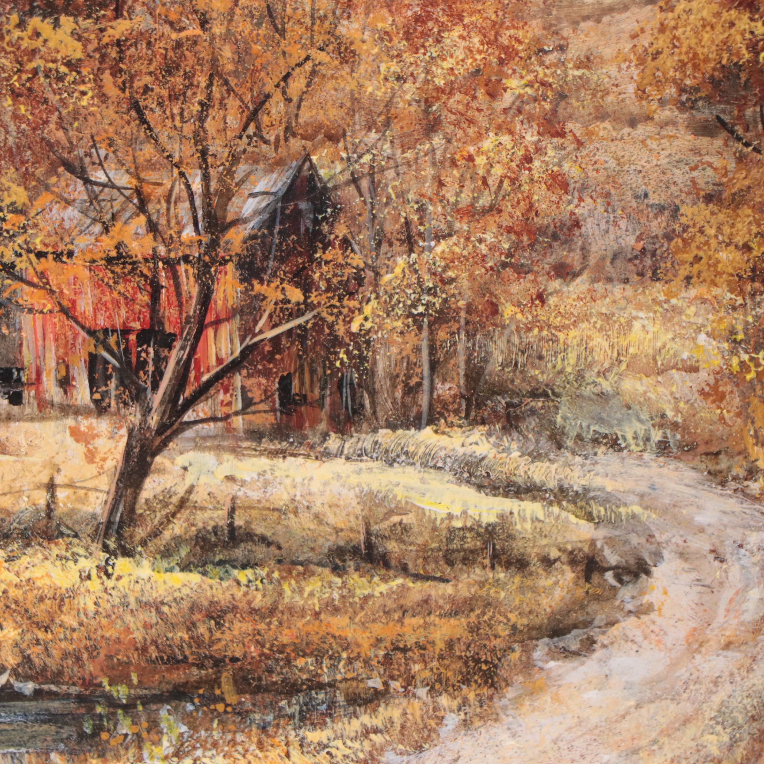 Richard Collopy Landscape Acrylic Painting