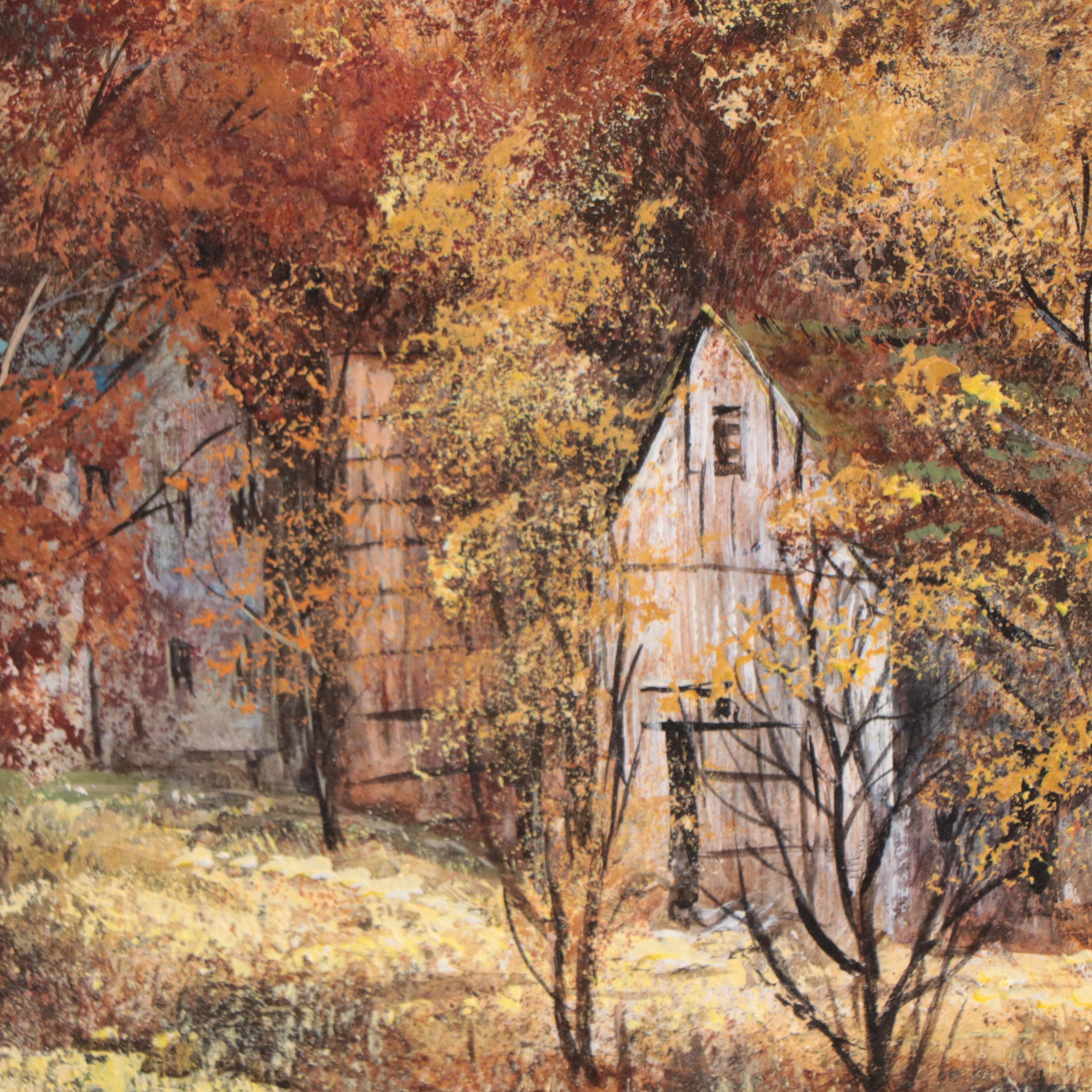 Richard Collopy Landscape Acrylic Painting