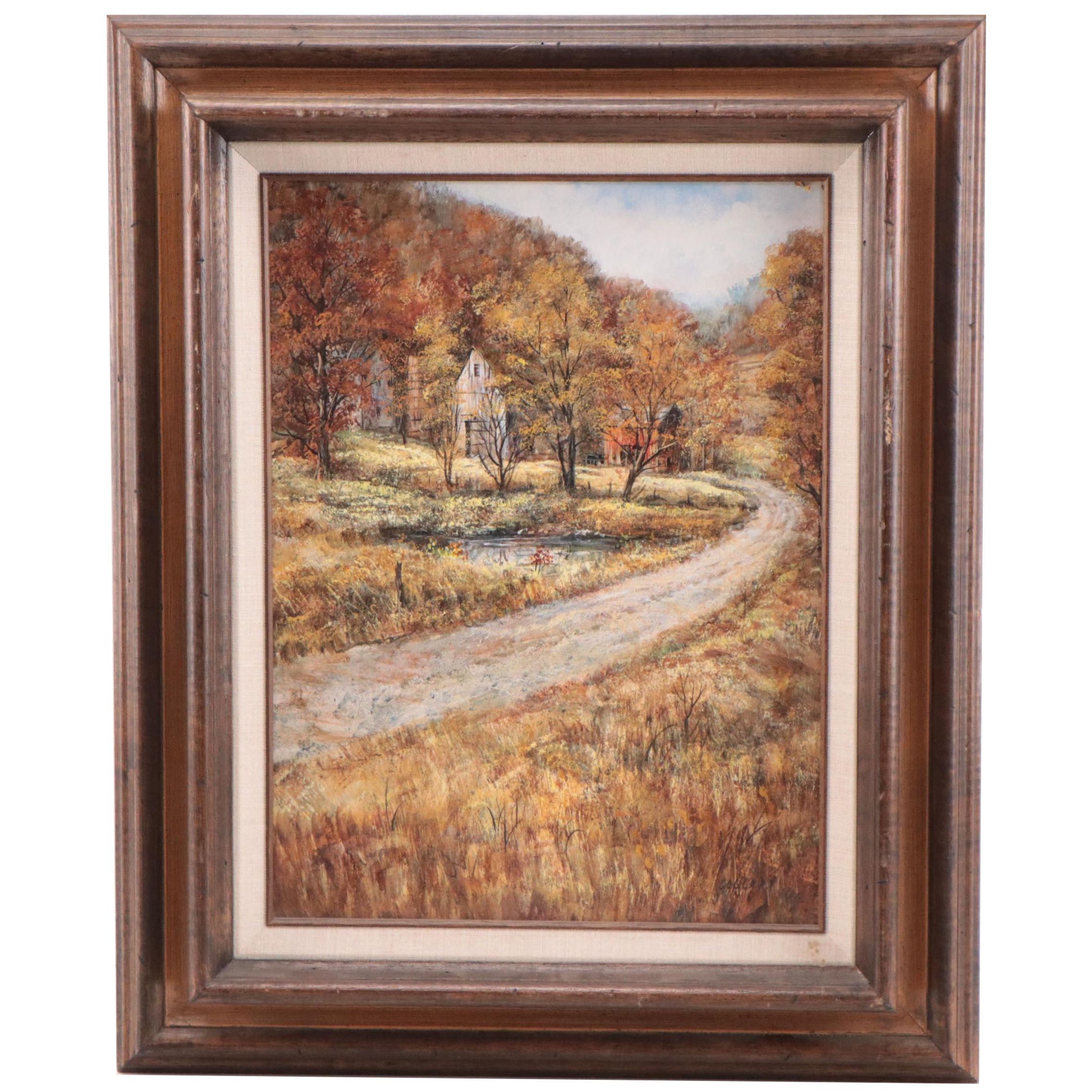 Richard Collopy Landscape Acrylic Painting