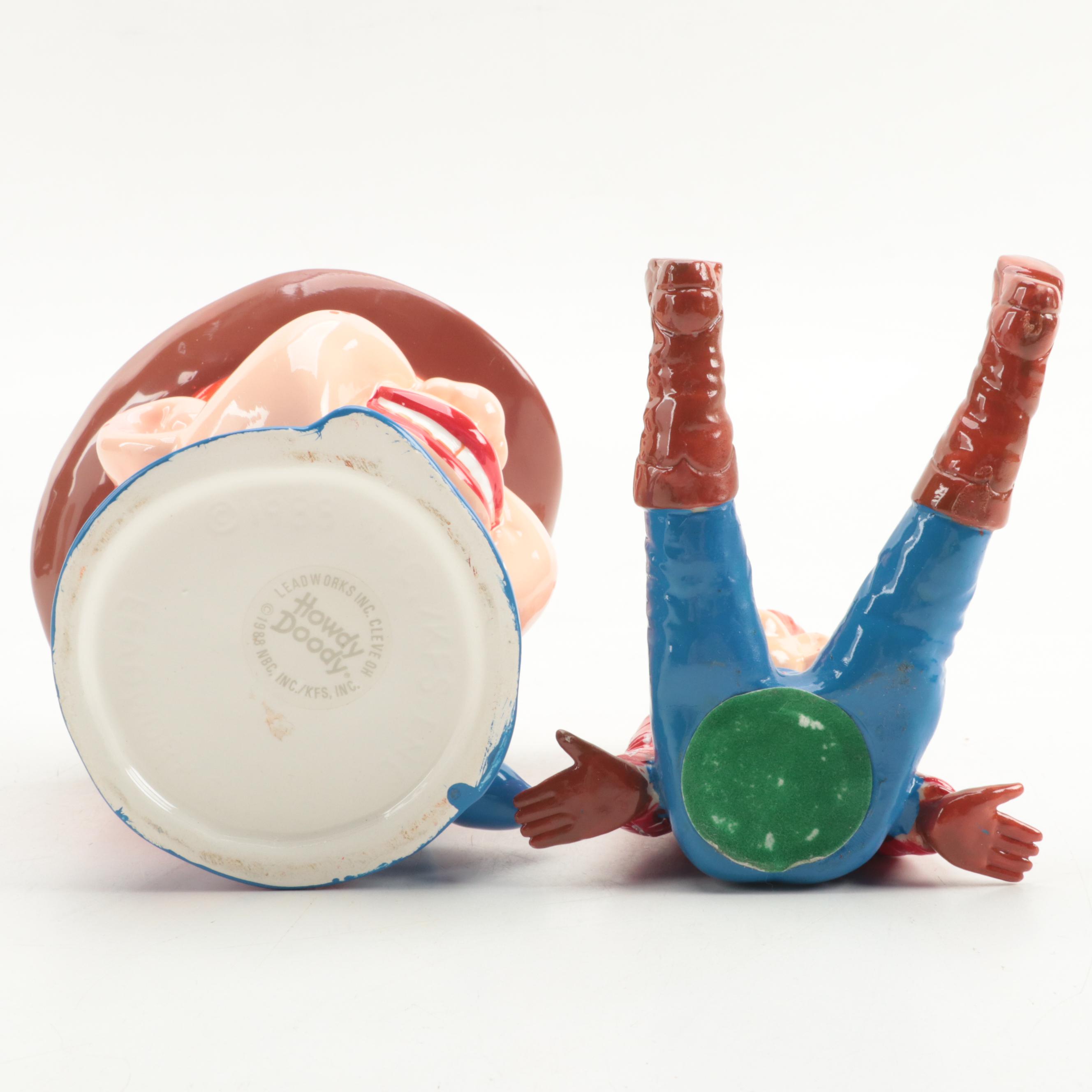 Howdy Doody Ceramic Vase and Resin Bobblehead