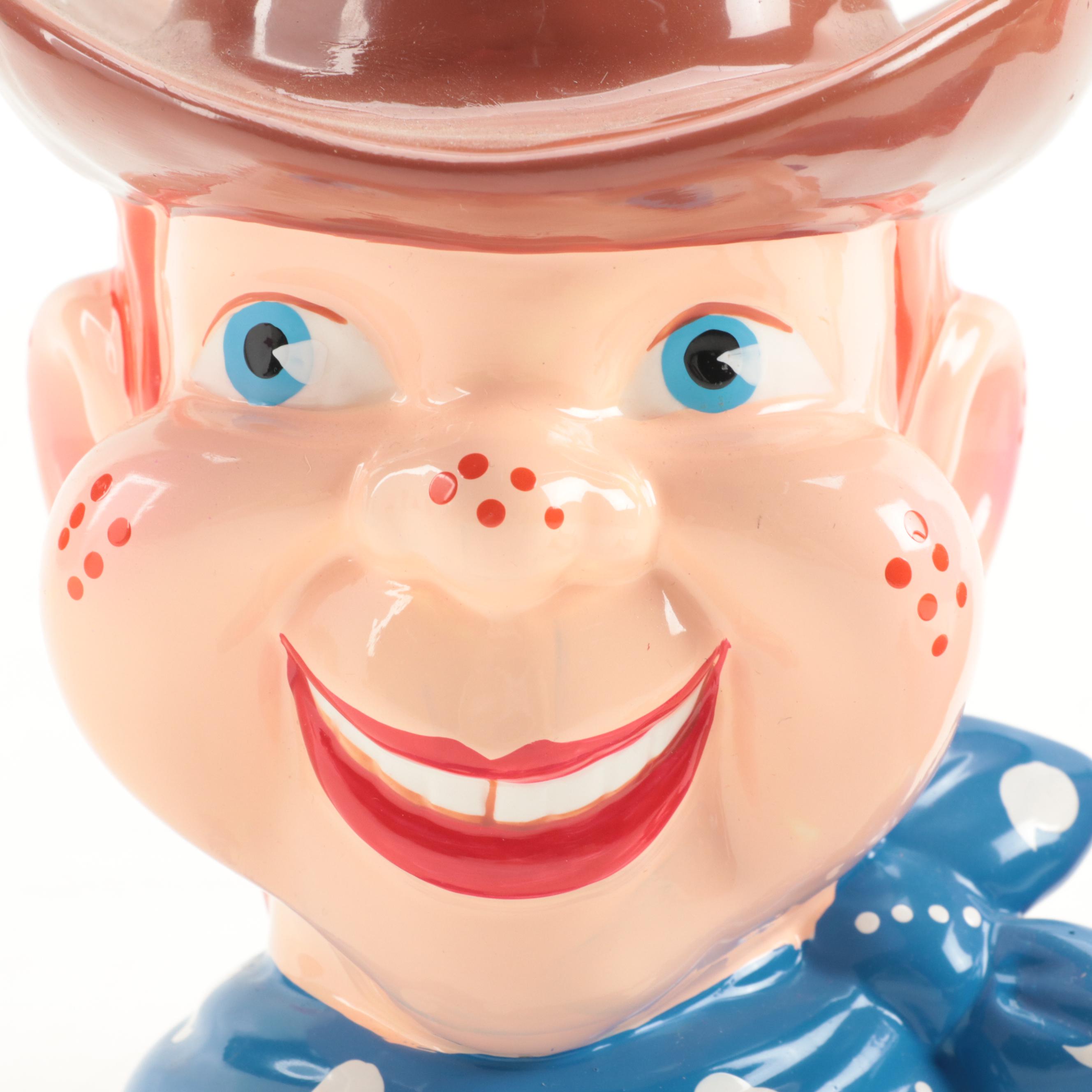 Howdy Doody Ceramic Vase and Resin Bobblehead