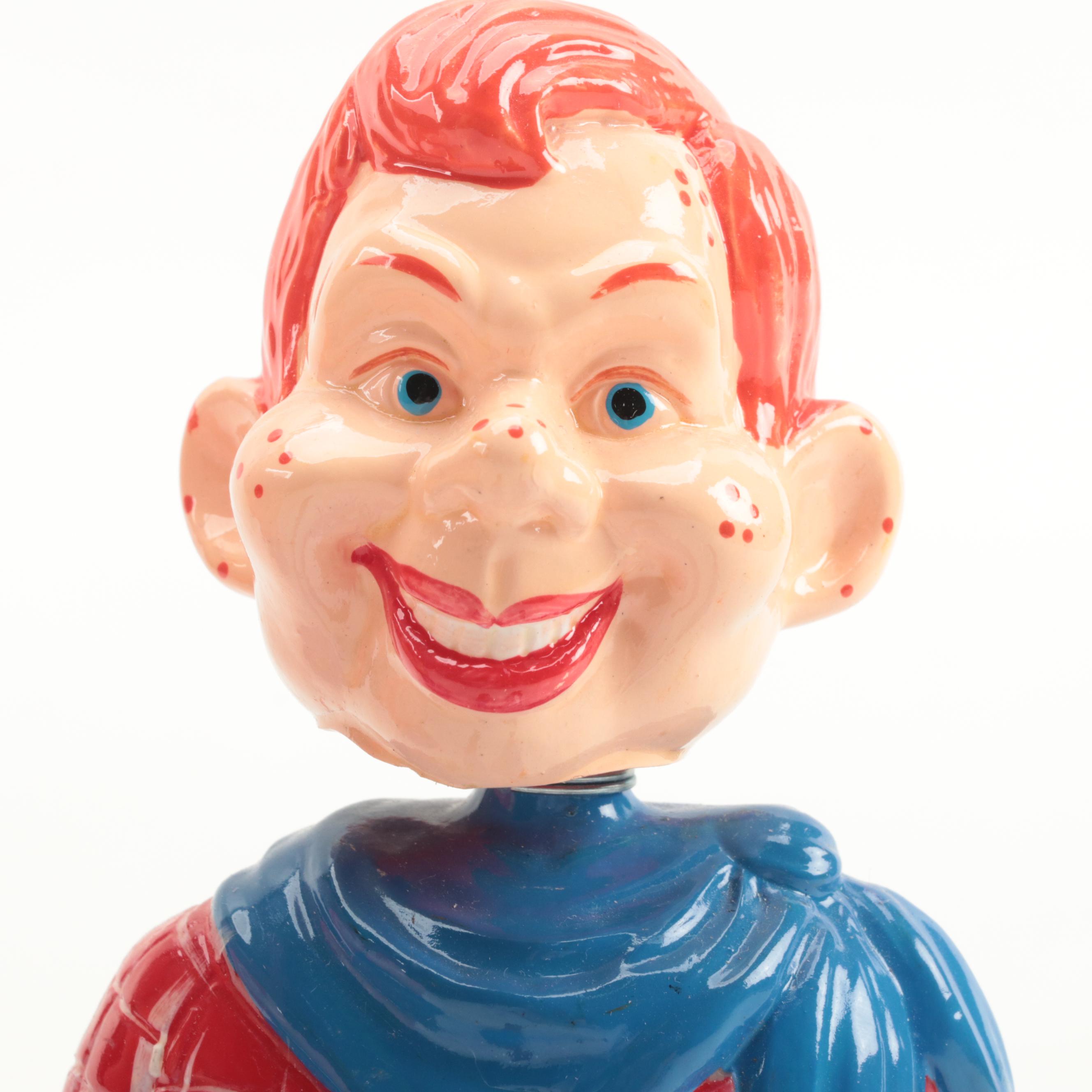 Howdy Doody Ceramic Vase and Resin Bobblehead