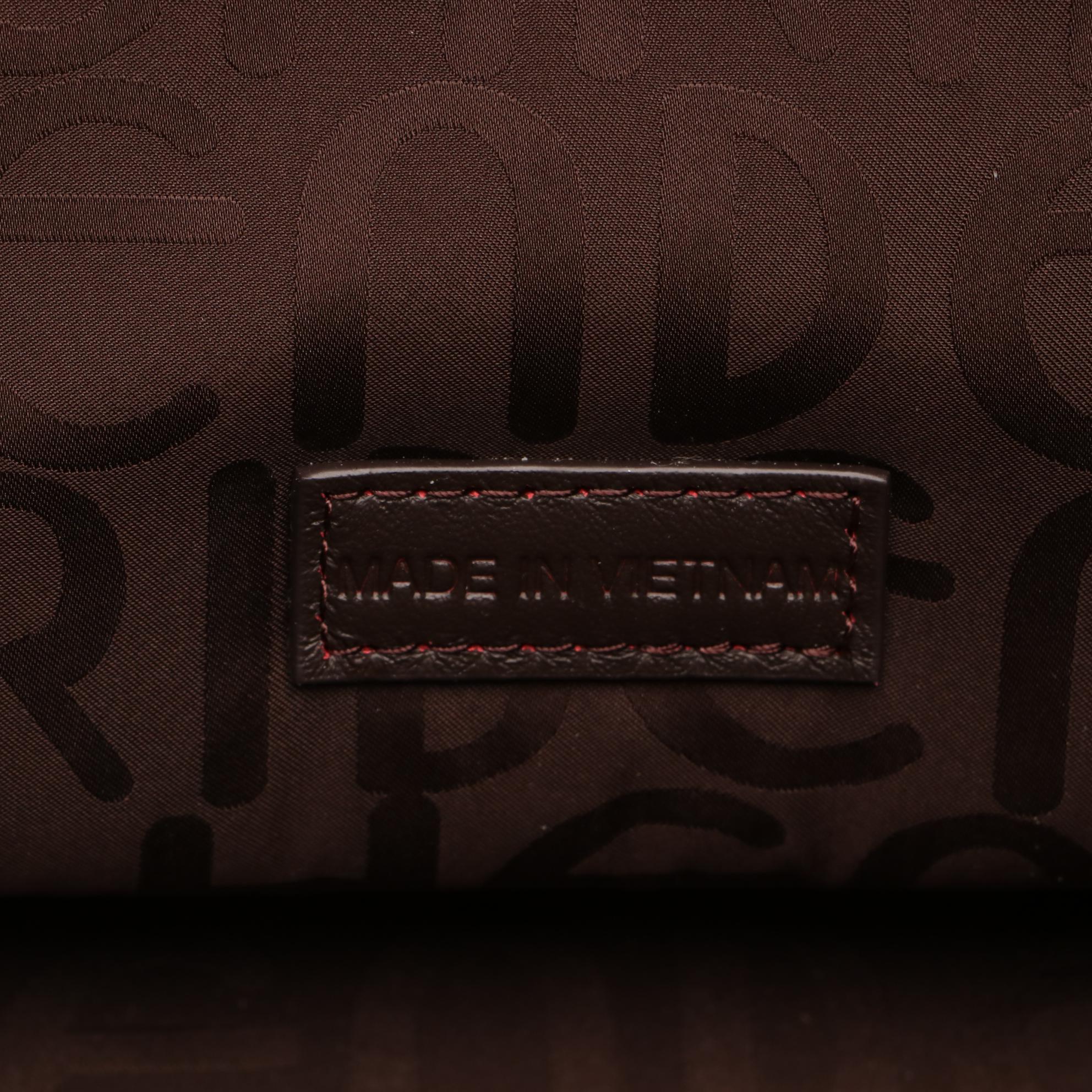 Henri Bendel Travel Bag with Laptop Compartment in Grained Leather