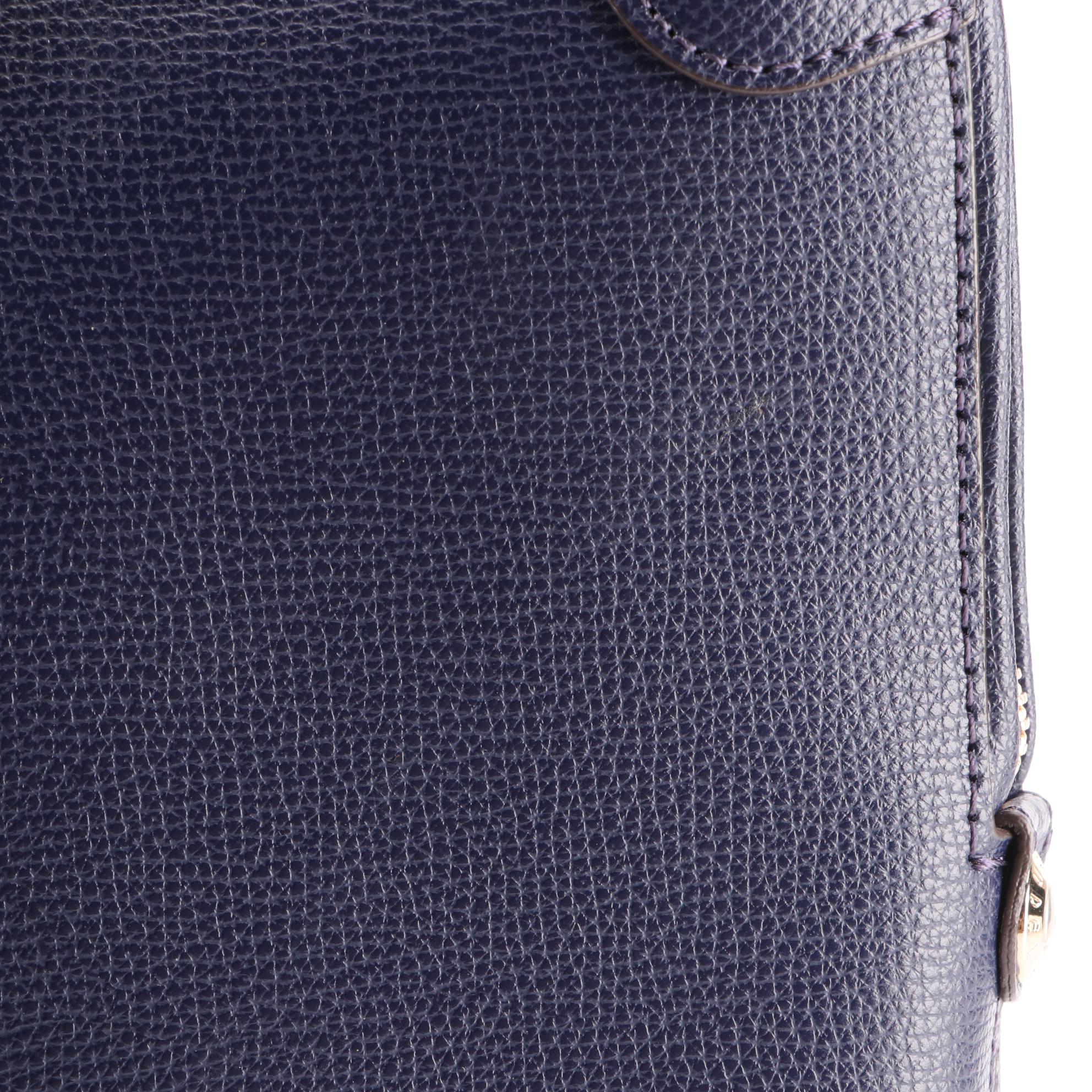 Henri Bendel Travel Bag with Laptop Compartment in Grained Leather