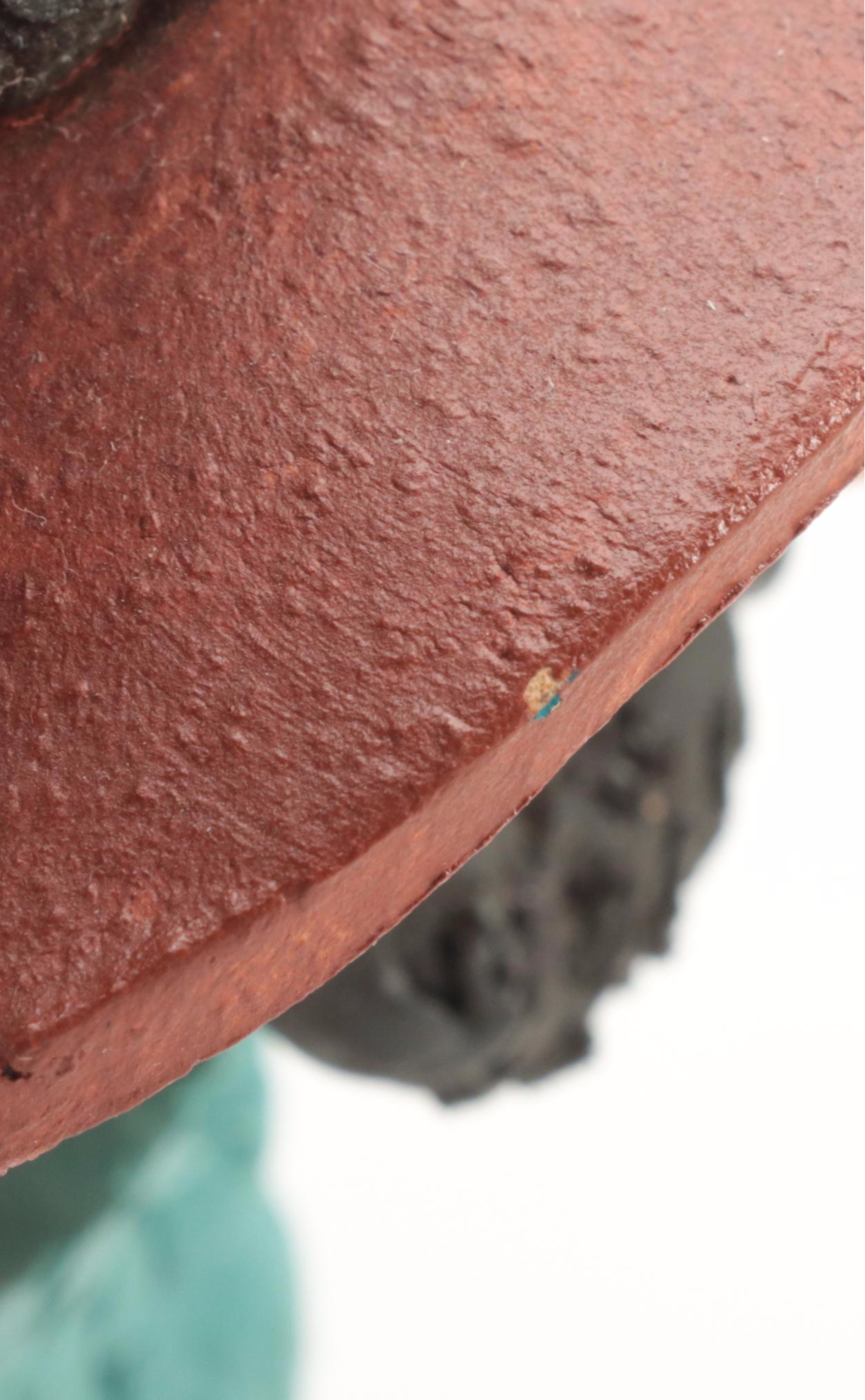 Signed Rex Benson Stoneware Cowboy Vase and Wall Pocket