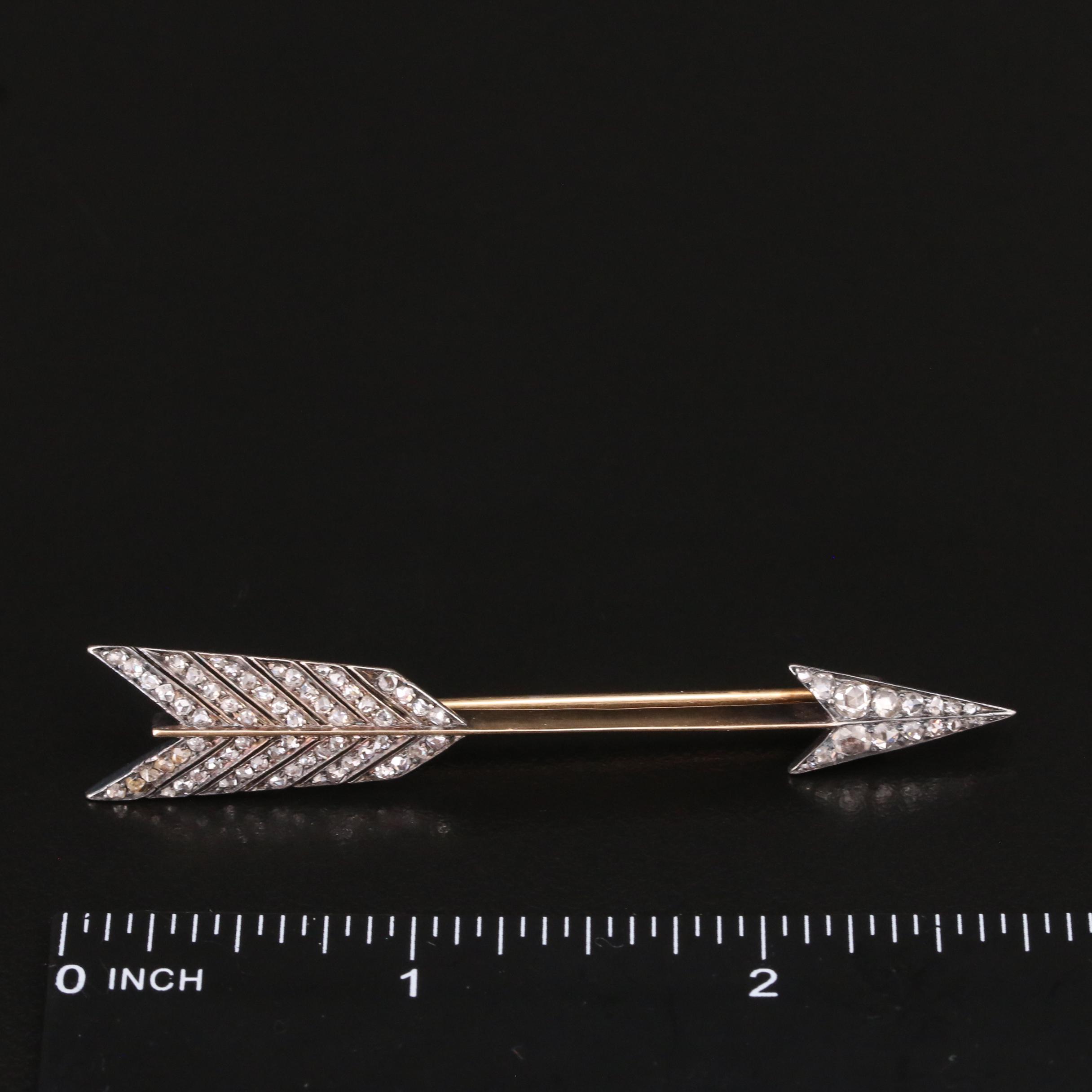 Antique Tiffany & Co. 0.55 CTW Diamond Arrow Brooch, Circa 1900