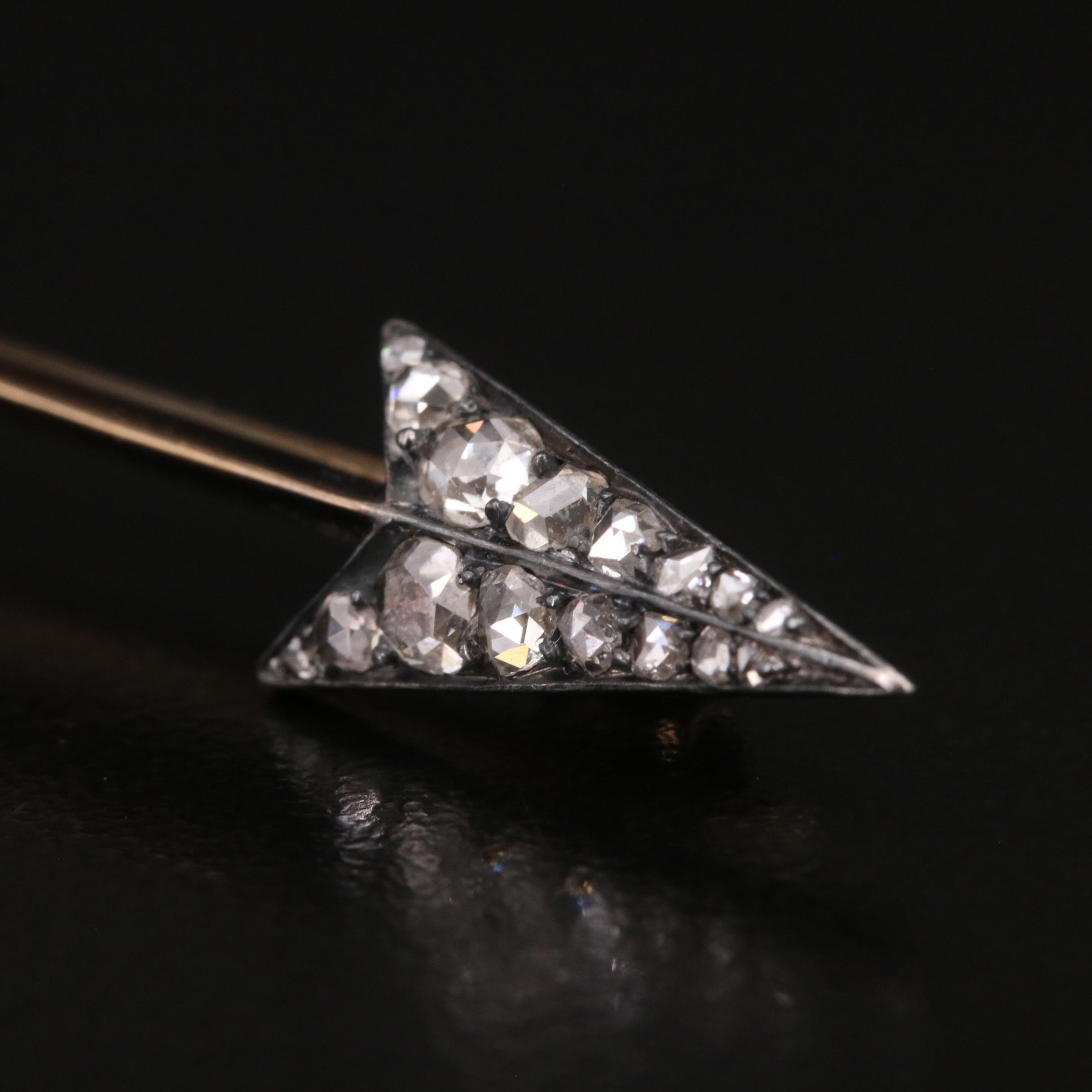 Antique Tiffany & Co. 0.55 CTW Diamond Arrow Brooch, Circa 1900