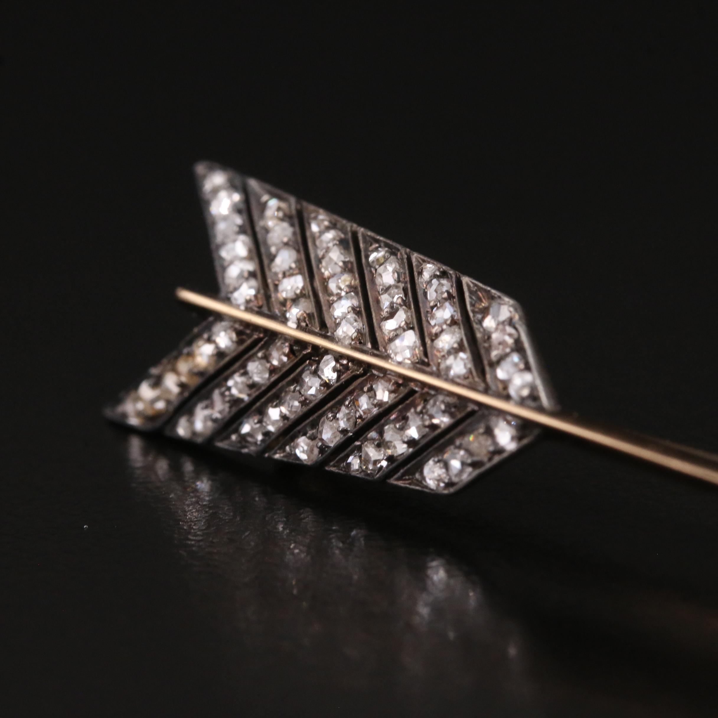 Antique Tiffany & Co. 0.55 CTW Diamond Arrow Brooch, Circa 1900