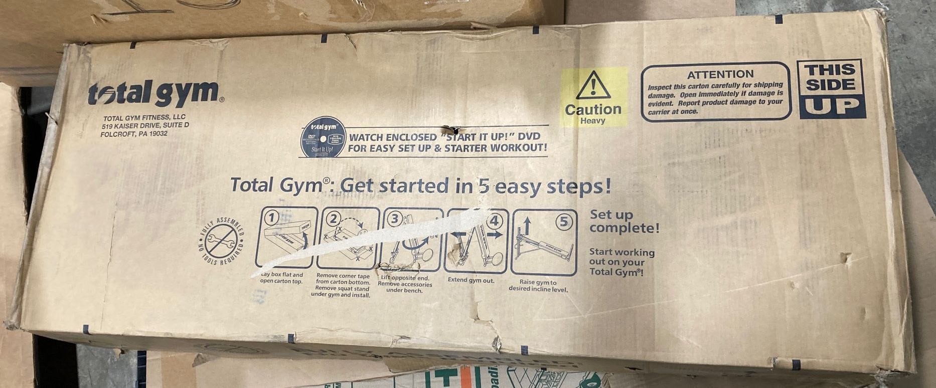 Total Gym Fitness Incline Bench