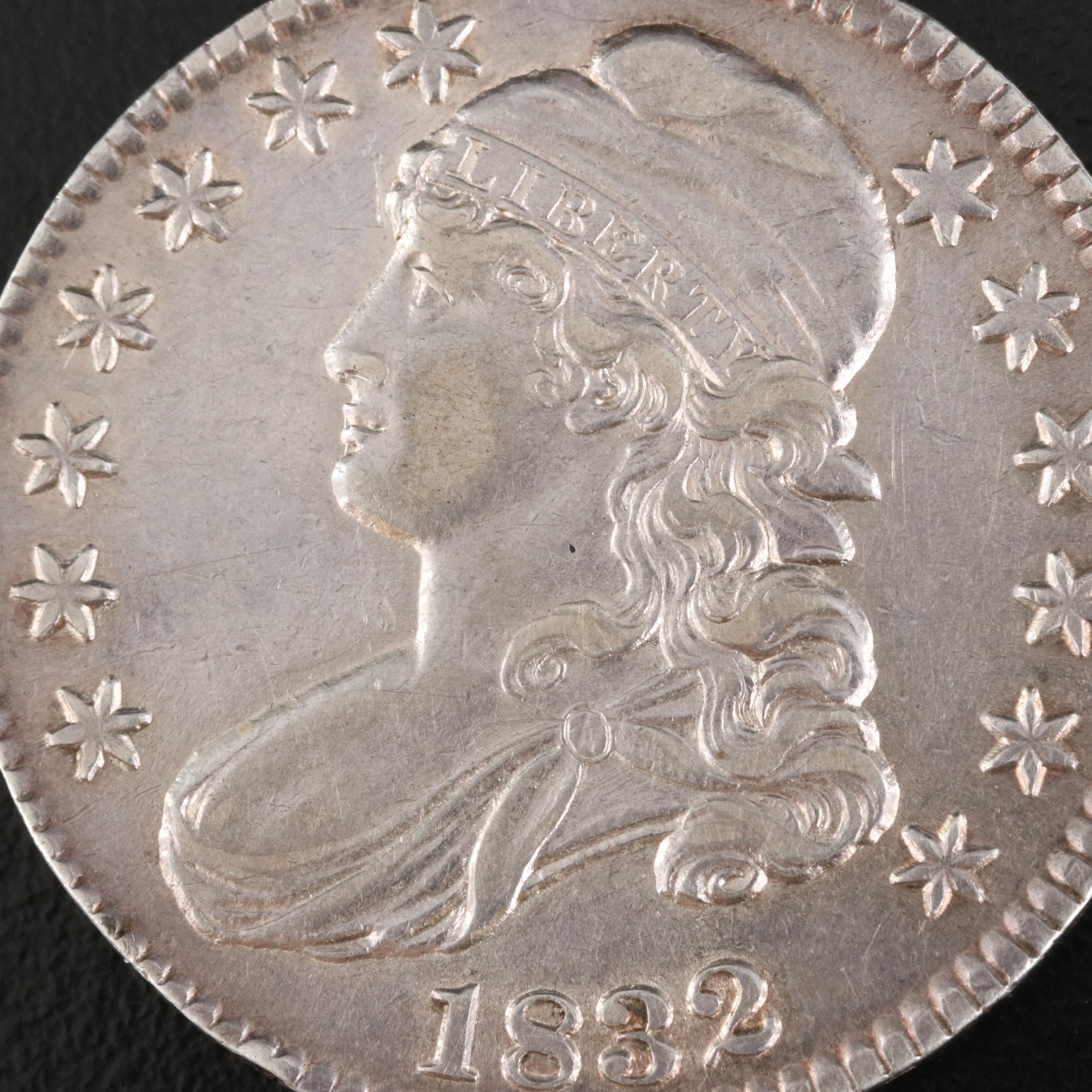 1832 Capped Bust Silver Half Dollar